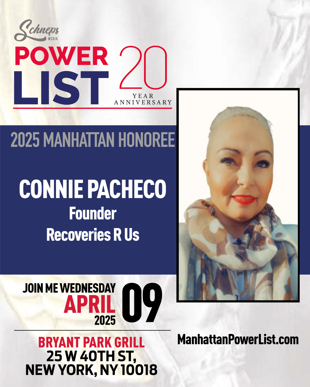 Campaign cover image for Manhattan Power List Awards 2025