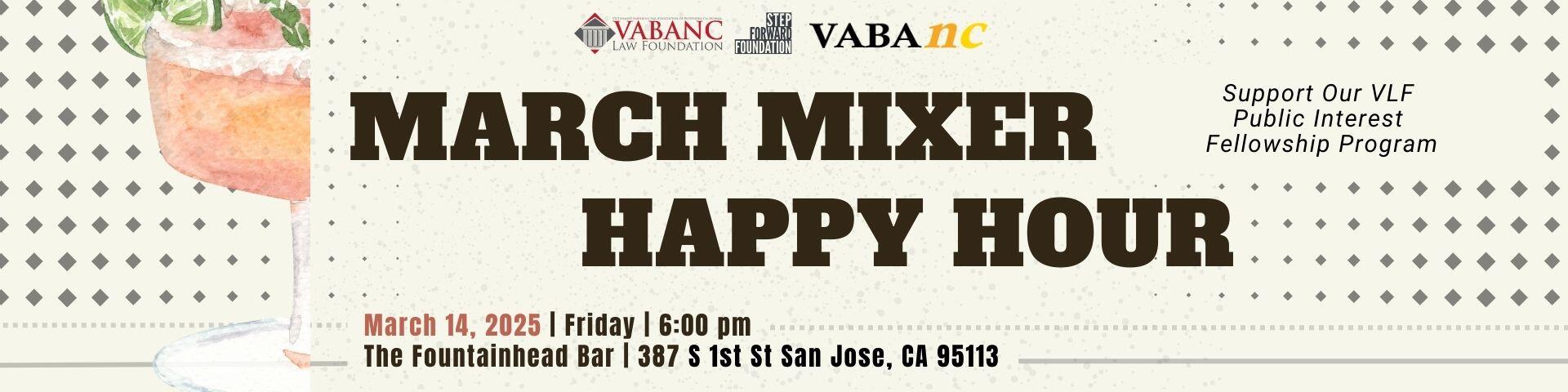 Campaign cover image for VABANC Law Foundation Happy Hour