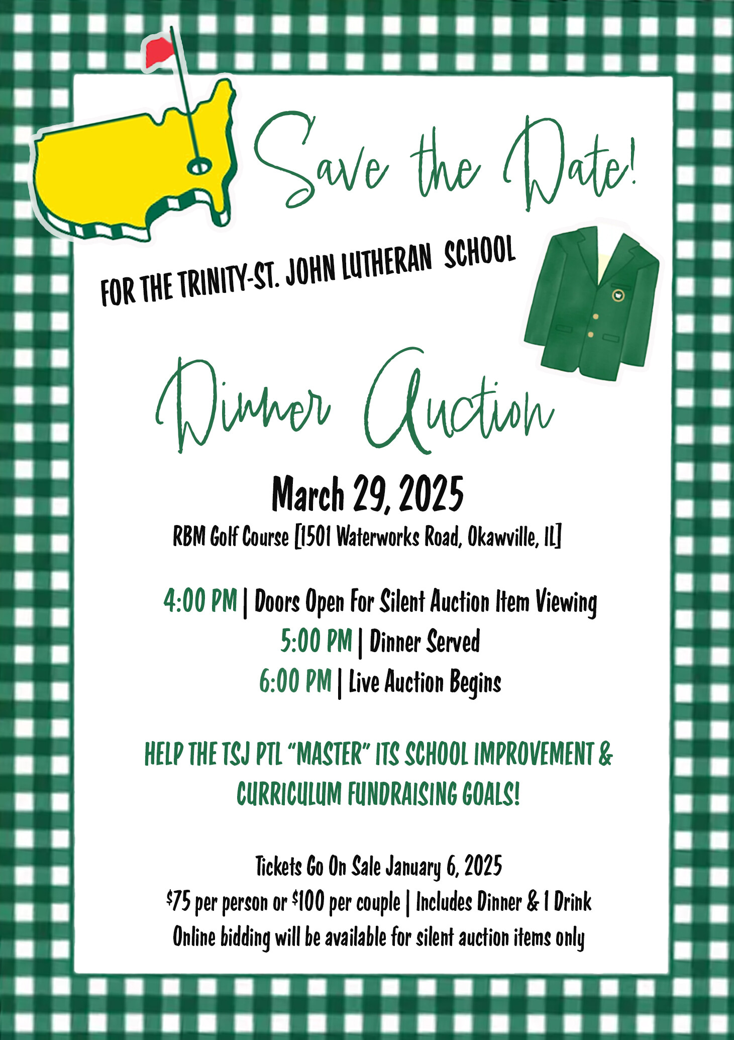 Campaign cover image for 2025 TSJ PTL Auction