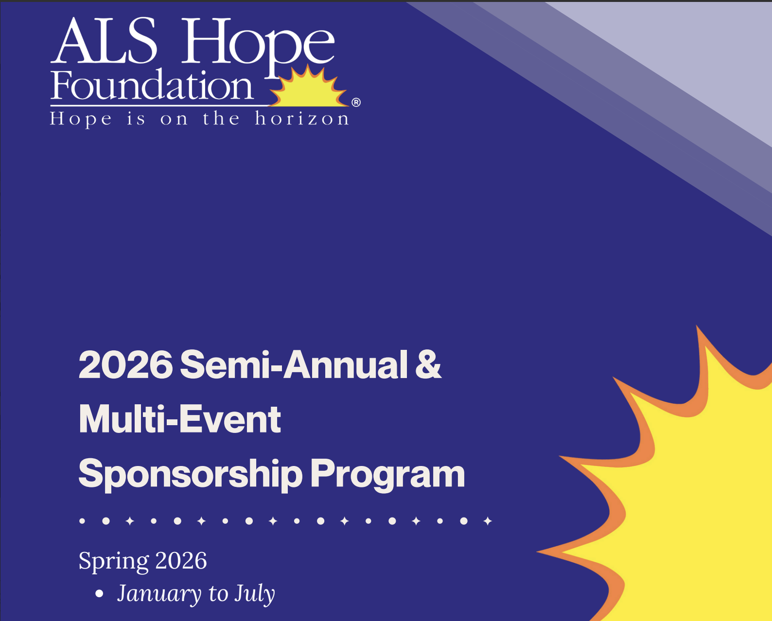 Campaign cover image for 2026 Semi-Annual Sponsorship Campaign