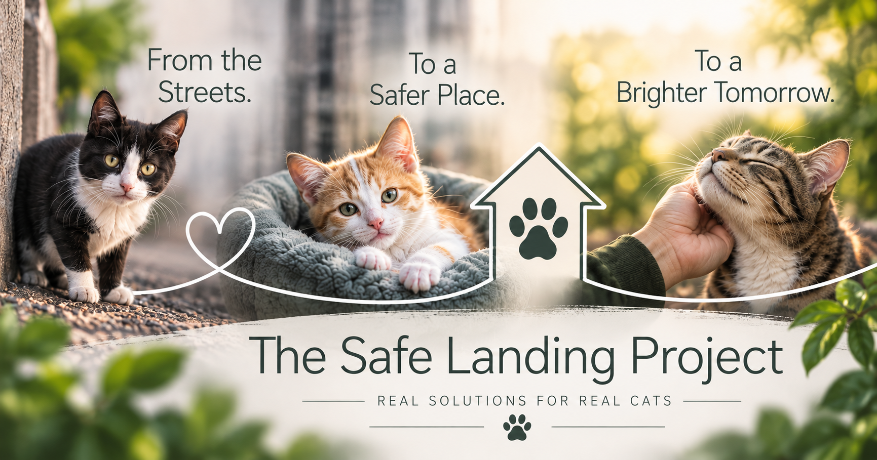 Campaign cover image for The Safe Landing Project - Ladder of Life A Kitten's Journey