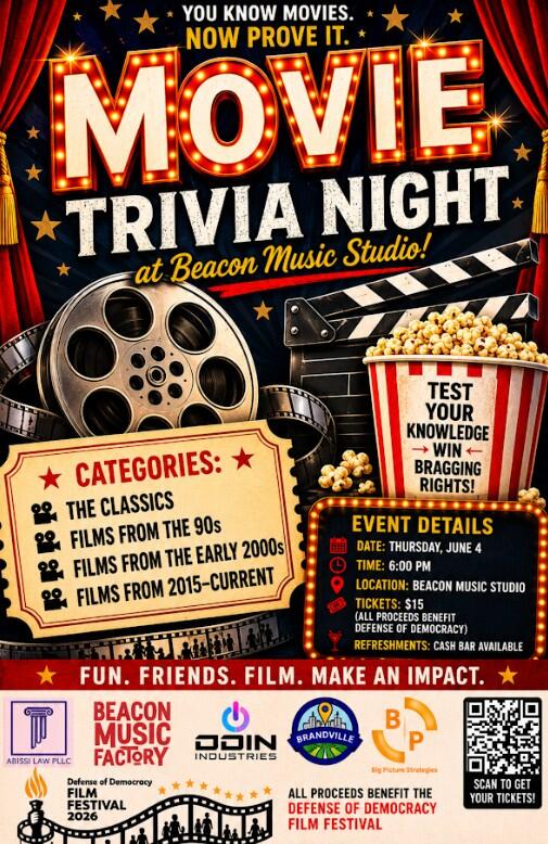 Campaign cover image for Movie Trivia, Beacon NY