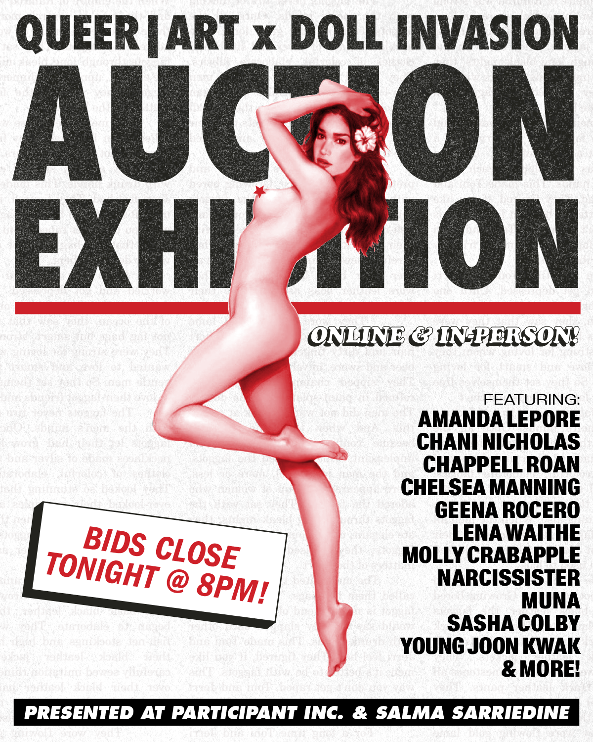 Campaign cover image for THE 2026 QUEER|ART x DOLL INVASION AUCTION