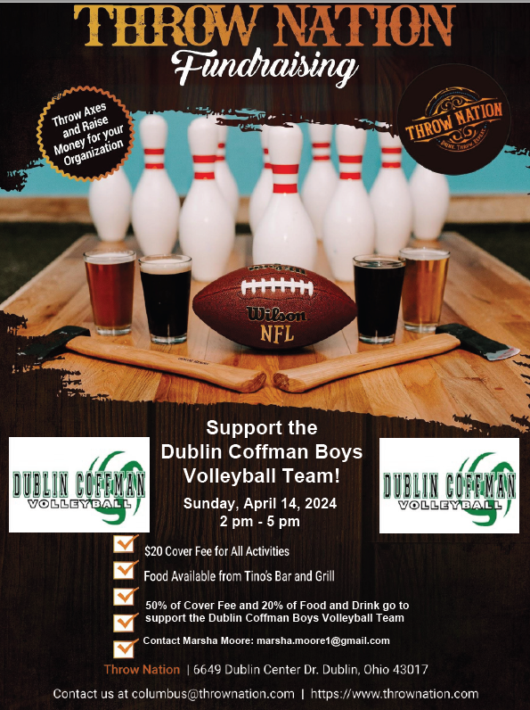 Campaign cover image for Dublin Coffman Boys VB ThrowNation Fundraiser SP 2024