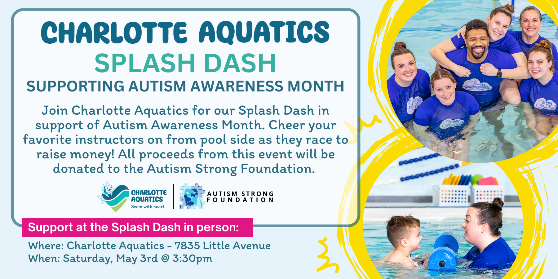 Campaign cover image for Autism Awareness Splash Dash