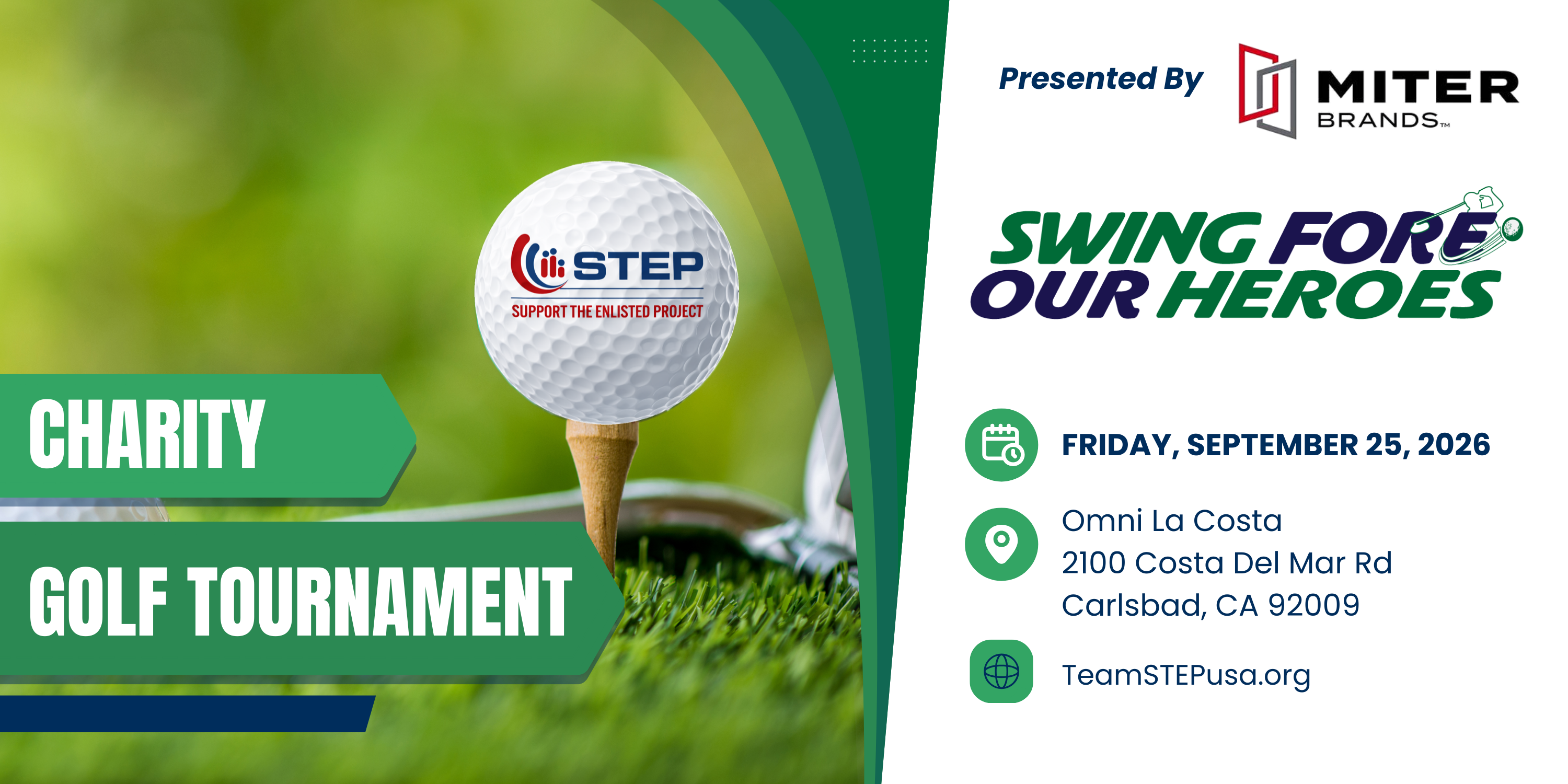 Campaign cover image for Swing Fore Our Heroes 9.25.26