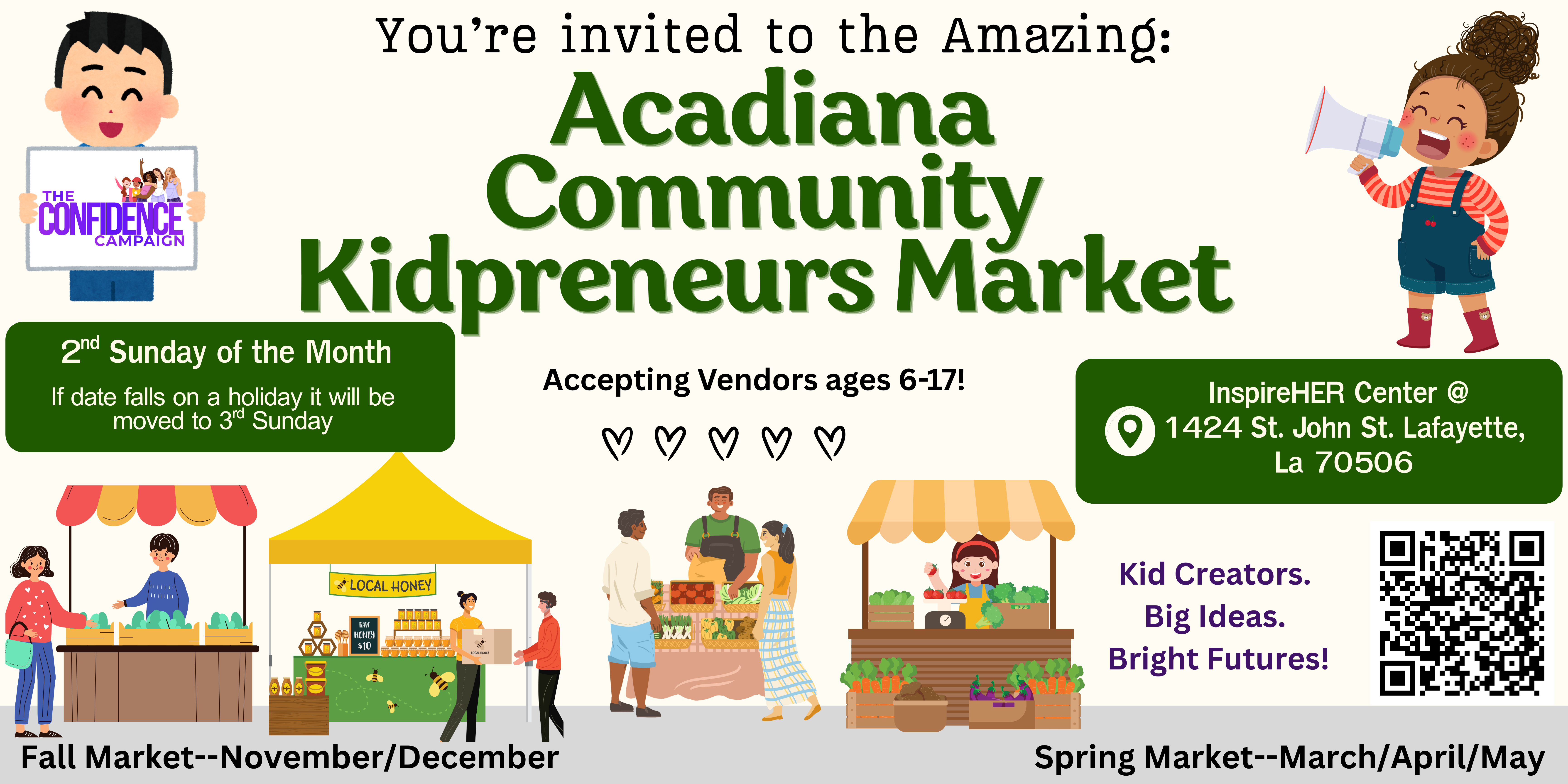 Campaign cover image for December Community Kidpreneurs Market with The Confidence Campaign