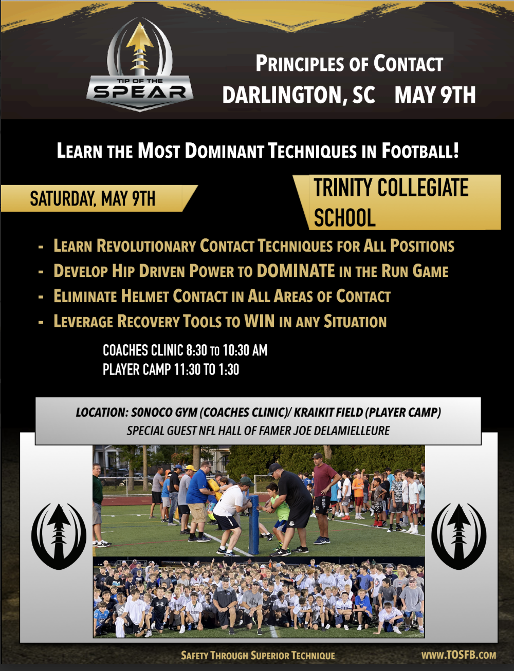 Campaign cover image for 2026 Tip of the Spear Football Camp