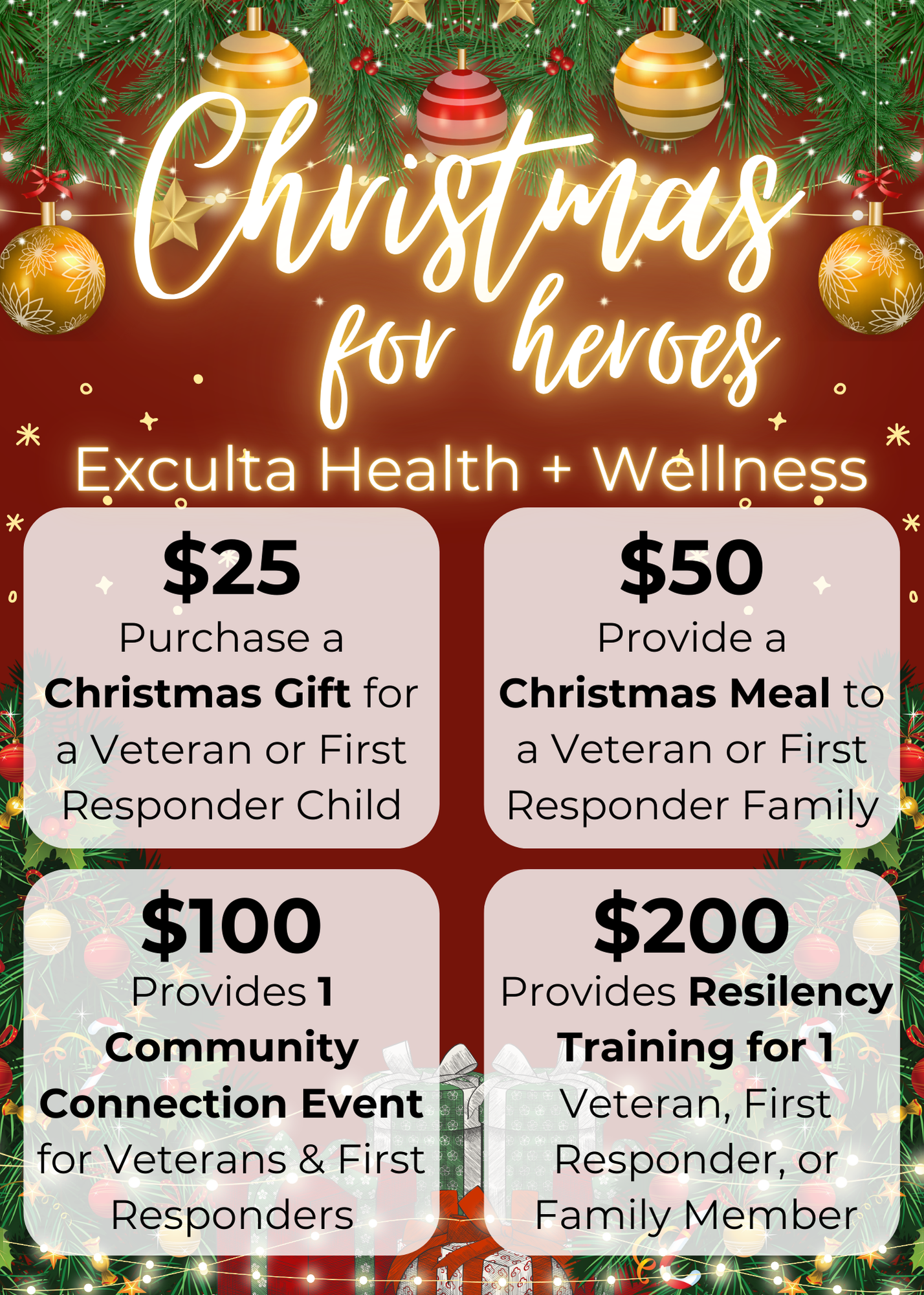 Campaign cover image for Giving Tuesday - A Safe Space for Veterans & First Responders