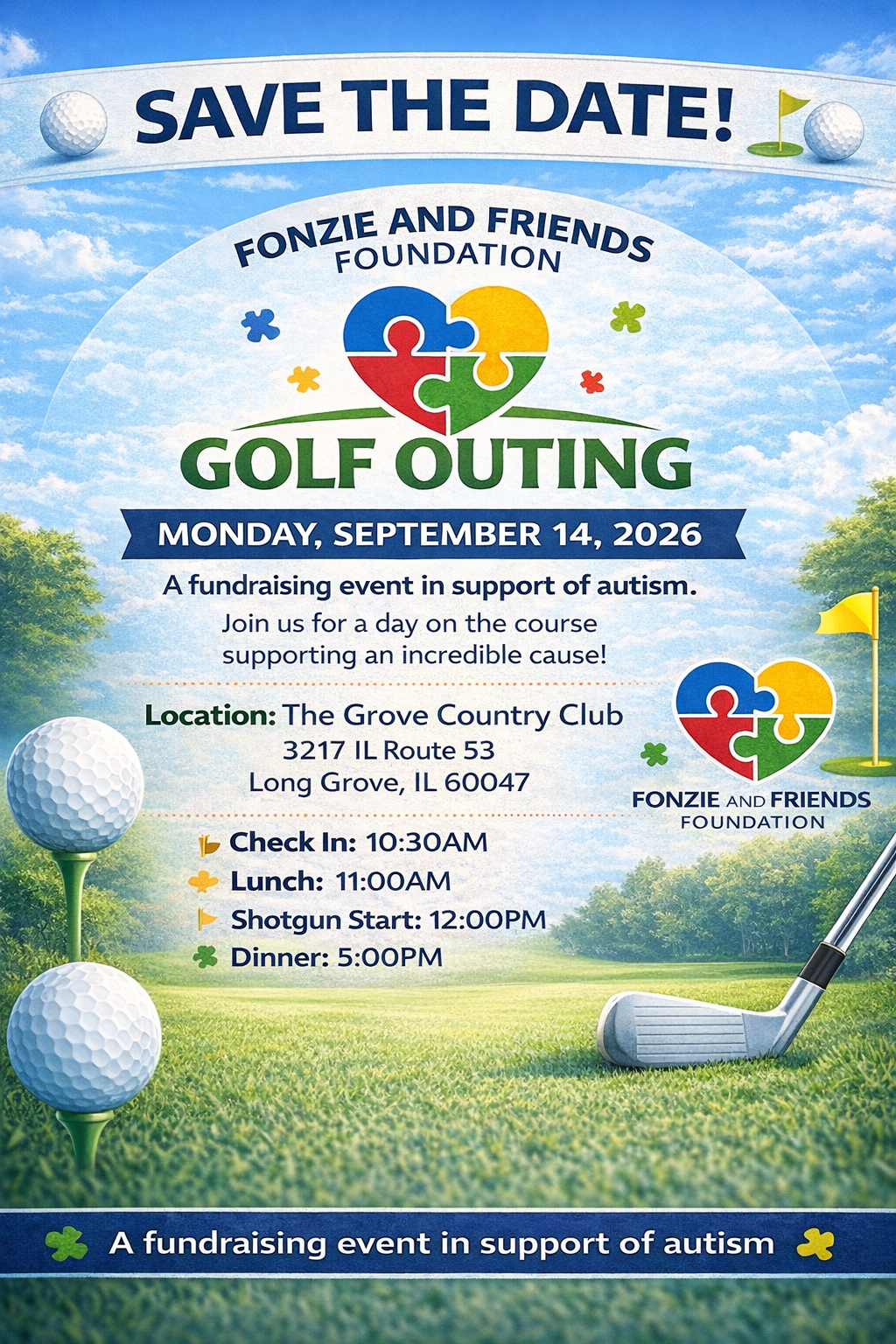 Campaign cover image for 2026 Fonzie and Friends Golf Outing