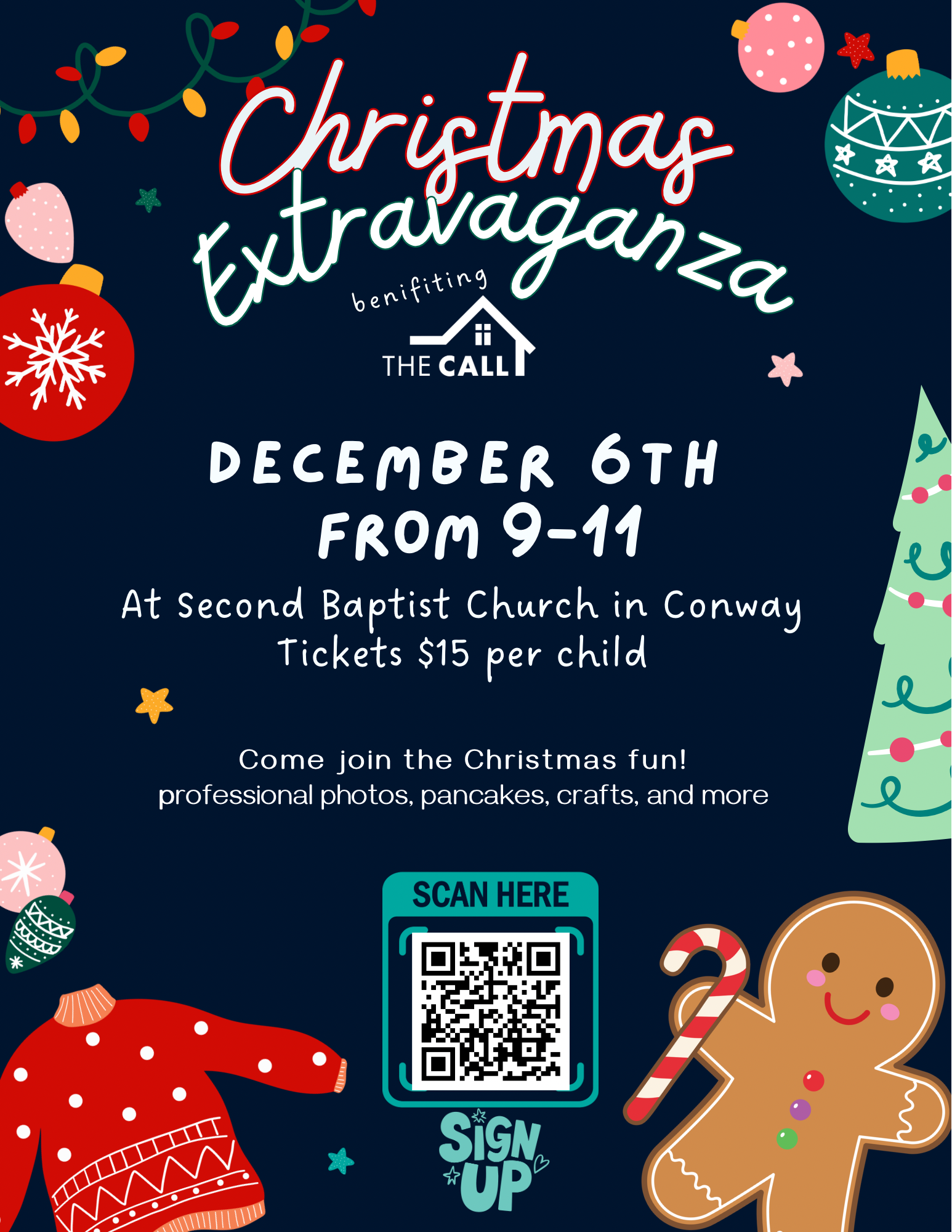 Campaign cover image for Christmas Extravaganza- The CALL in Conway & Faulkner Counties 2025