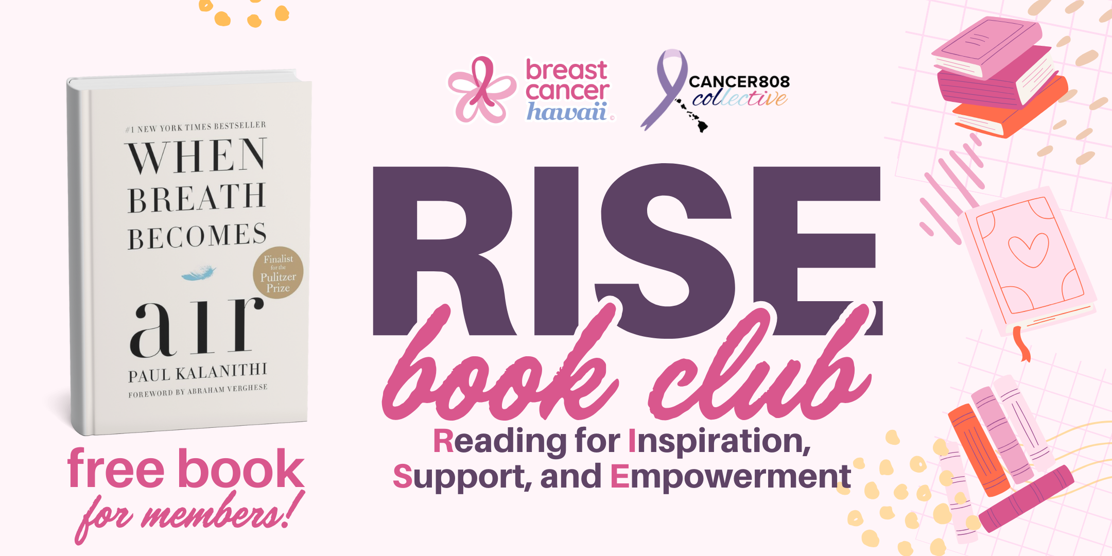 Campaign cover image for RISE Virtual Book Club 3/18 When Breath Becomes Air