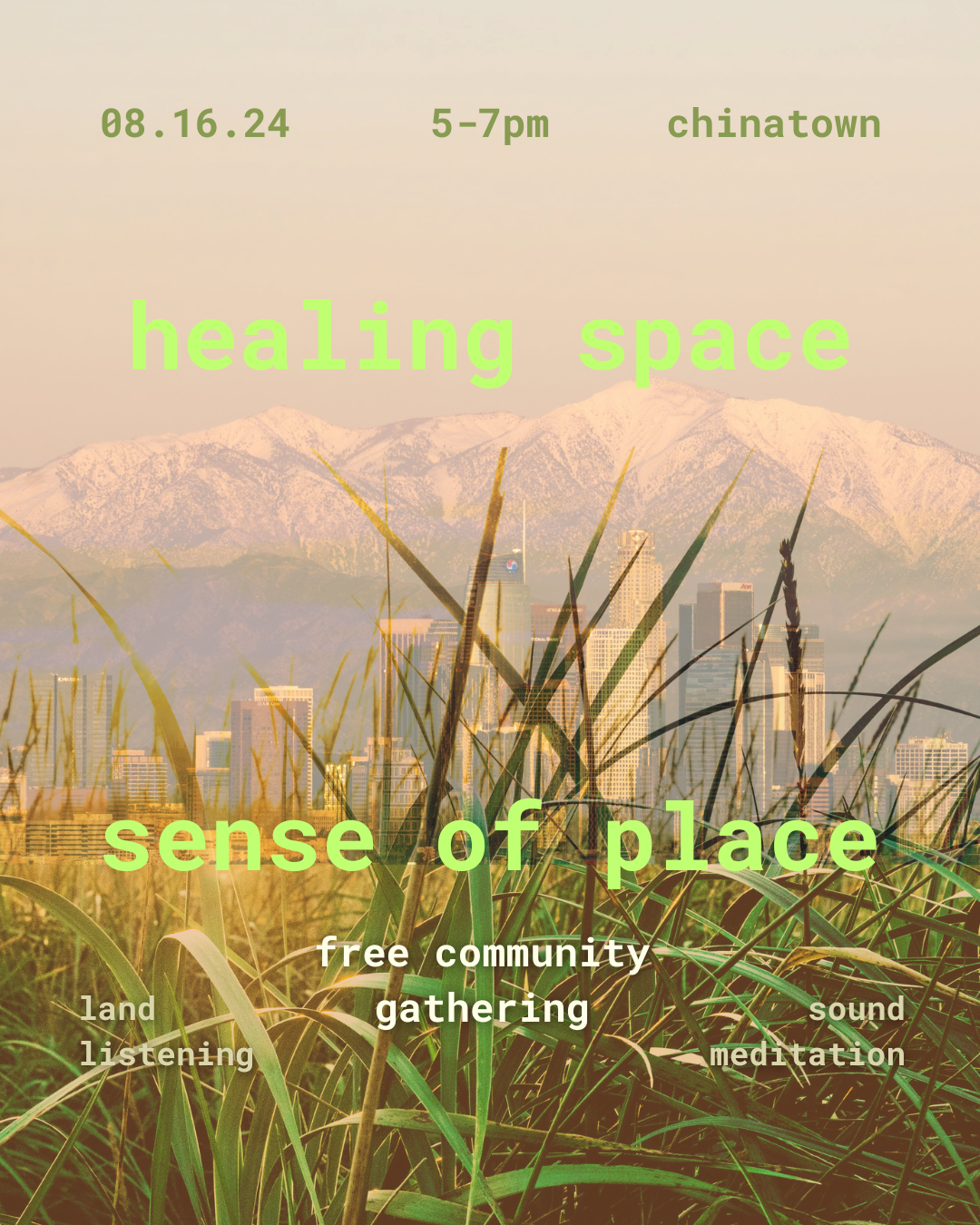 Campaign cover image for Healing Space, Sense of Place
