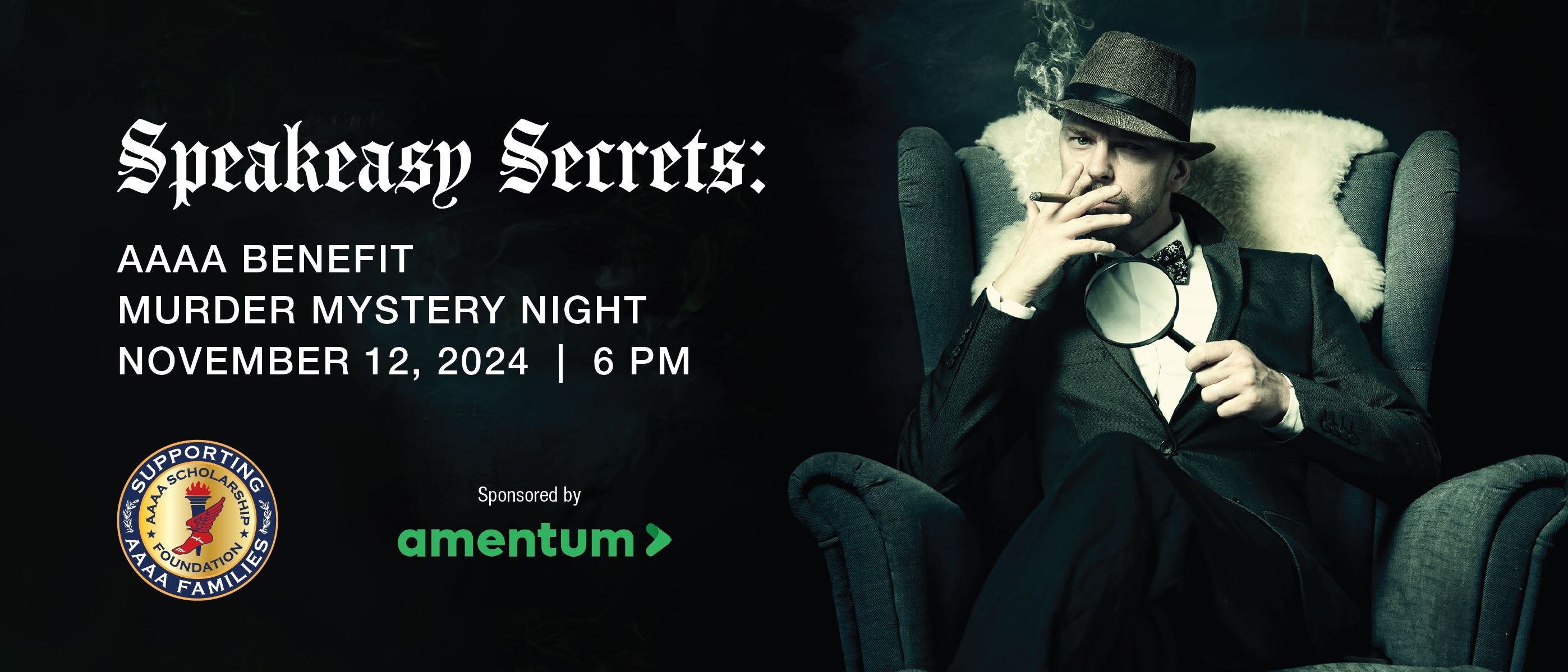 Campaign cover image for 2024 AAAA Benefit Scholarship Murder Mystery Dinner