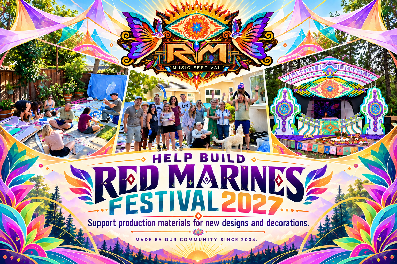 Campaign cover for Help Us Build Red Marines Festival 2027