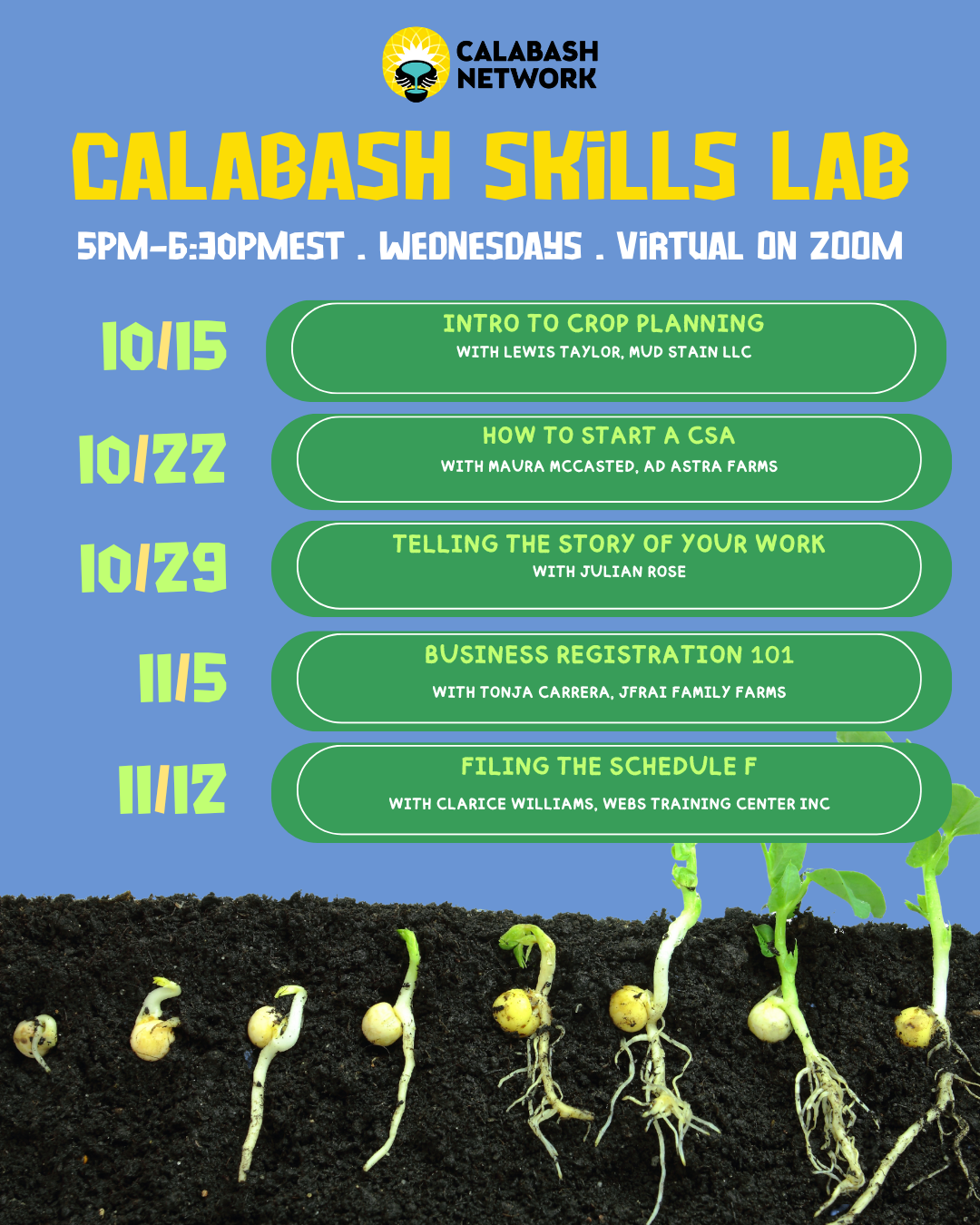 Campaign cover image for Calabash Skills Lab - Fall 2025