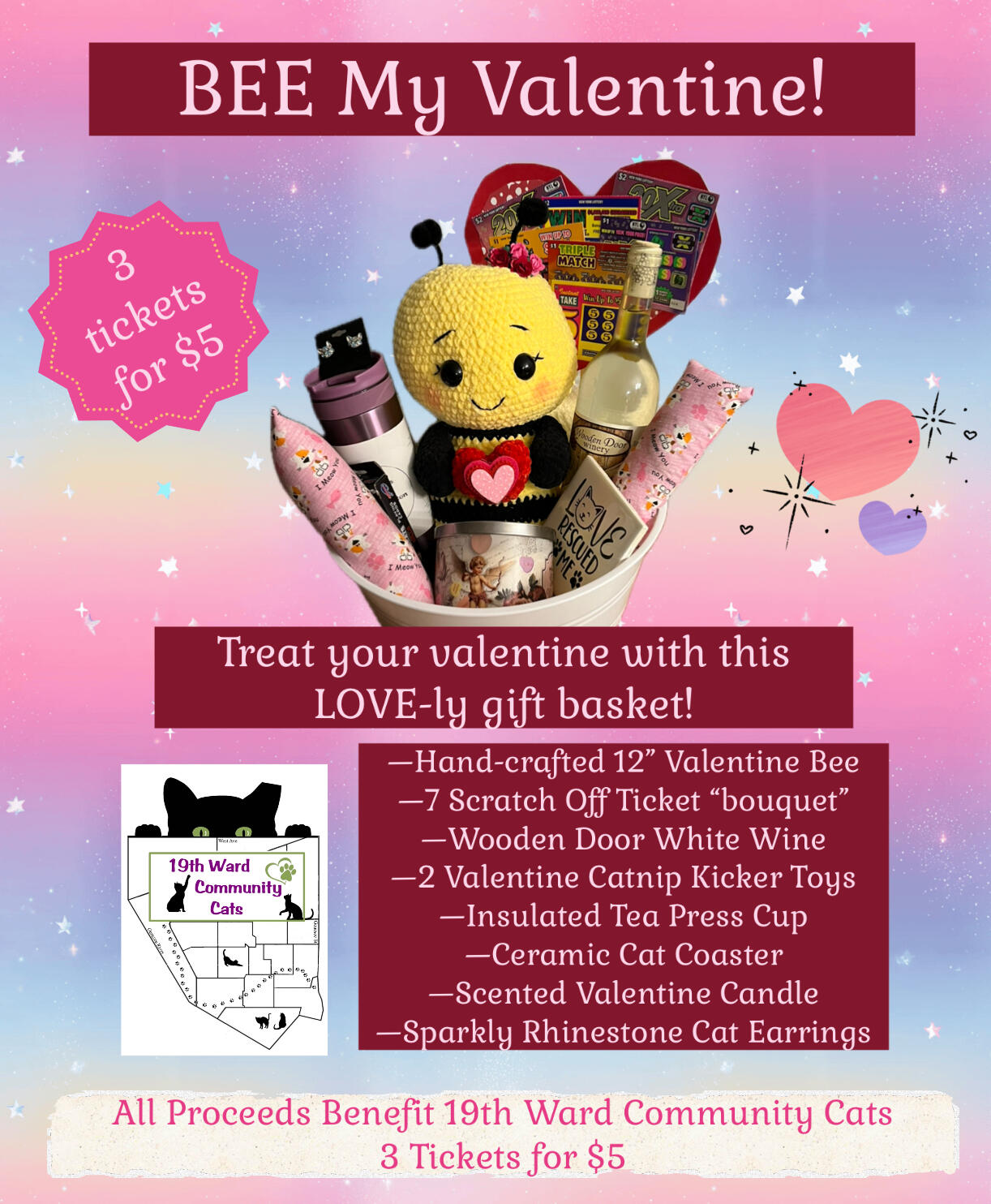 Campaign cover image for Bee My Valentine Basket