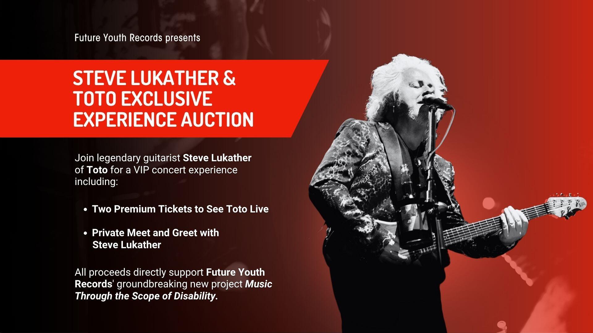 Campaign cover image for Steve Lukather and Toto Exclusive Experience Auction