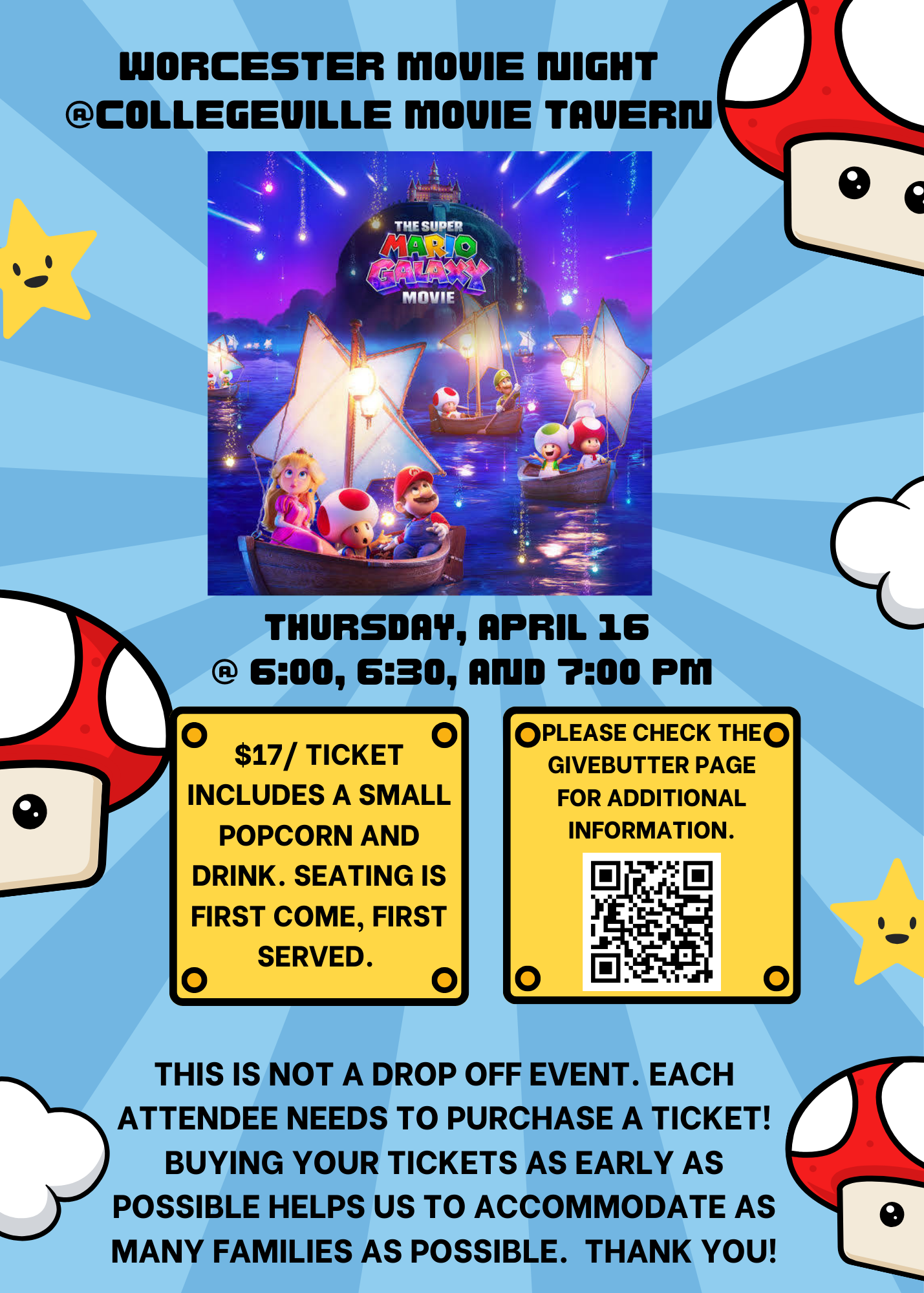 Campaign cover image for Movie Night- Super Mario Galaxy