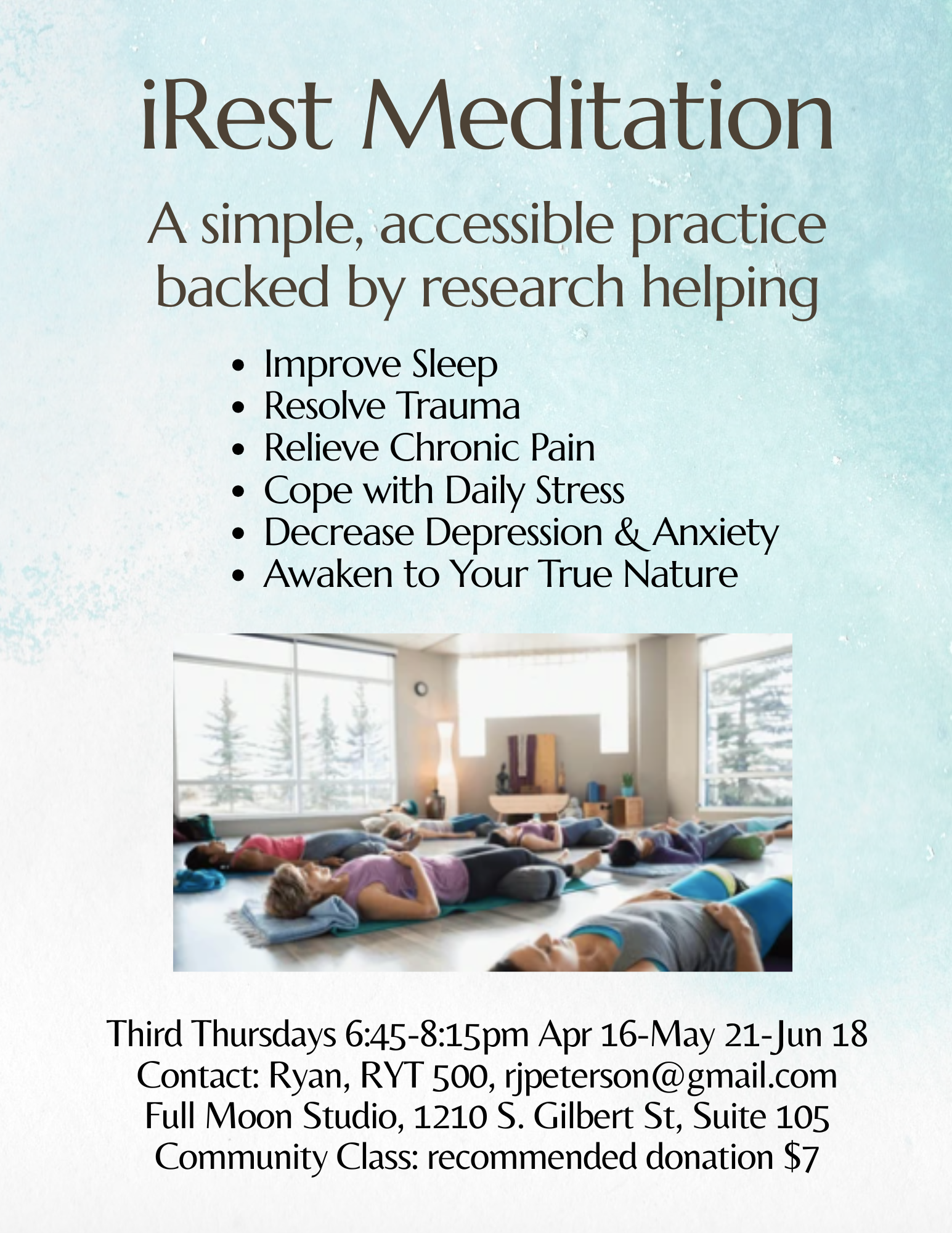 Campaign cover for iRest Meditation