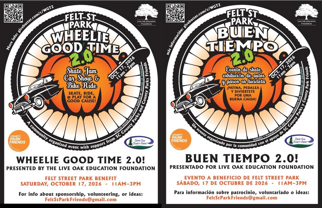 Campaign cover image for Wheelie Good Time 2.0 - Skate, Ride & Play for Felt Street Park!