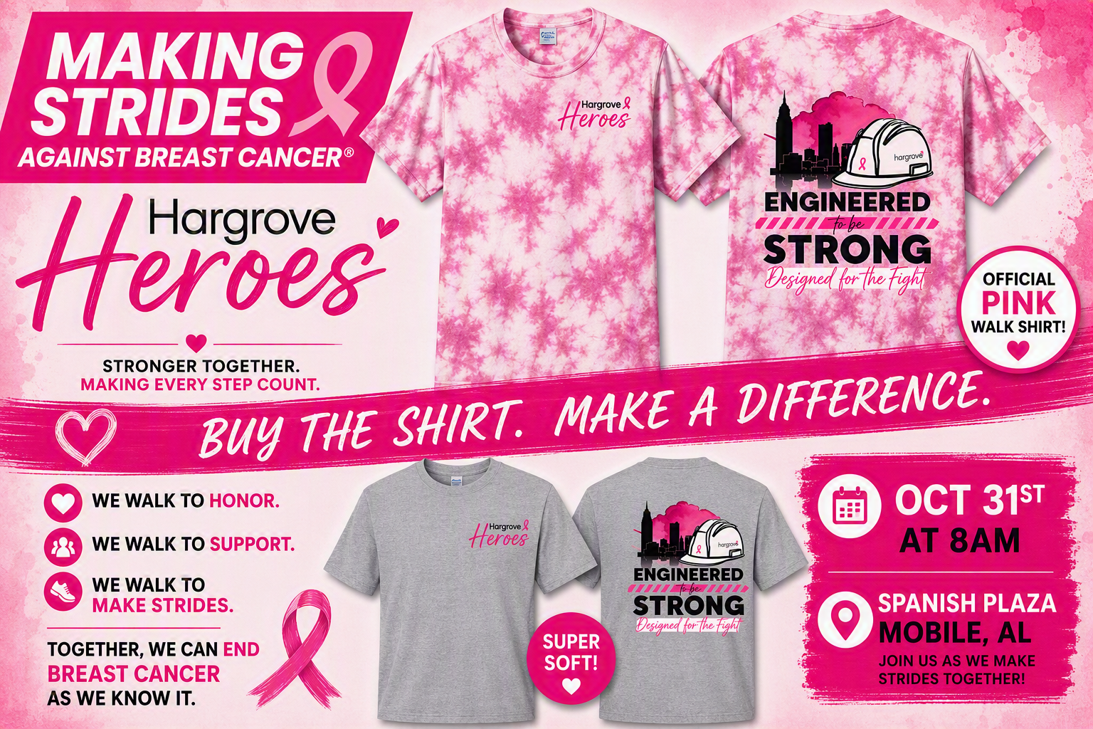 Campaign cover image for 2026 Making Strides Against Breast Cancer