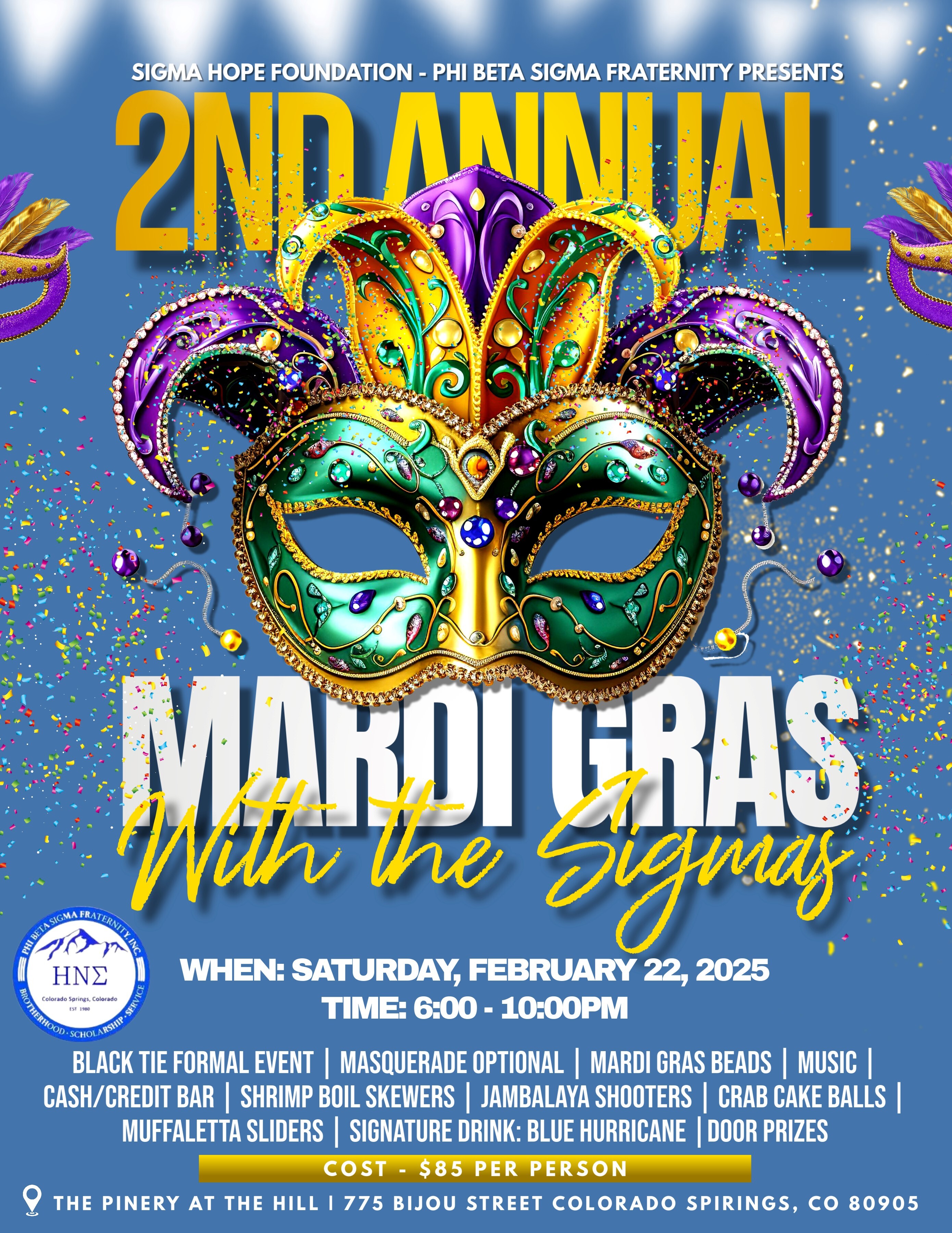 Campaign cover image for 2nd Annual Mardi Gras with the Sigma's
