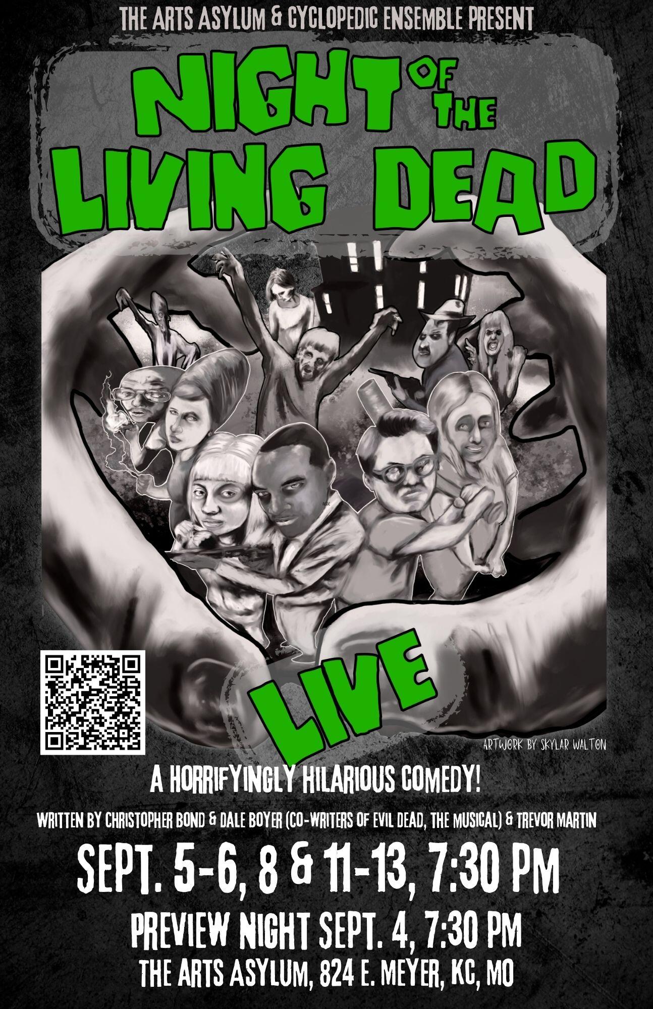 Campaign cover image for "NIGHT OF THE LIVING DEAD LIVE"