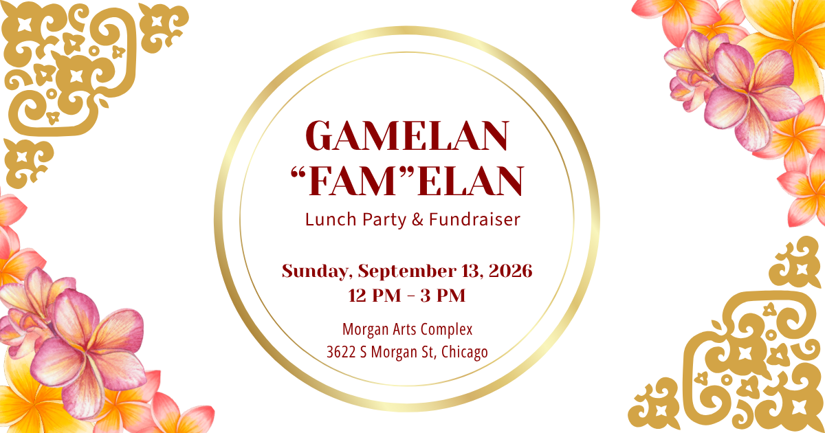 Campaign cover image for Gamelan "Fam"elan Lunch Party & Fundraiser