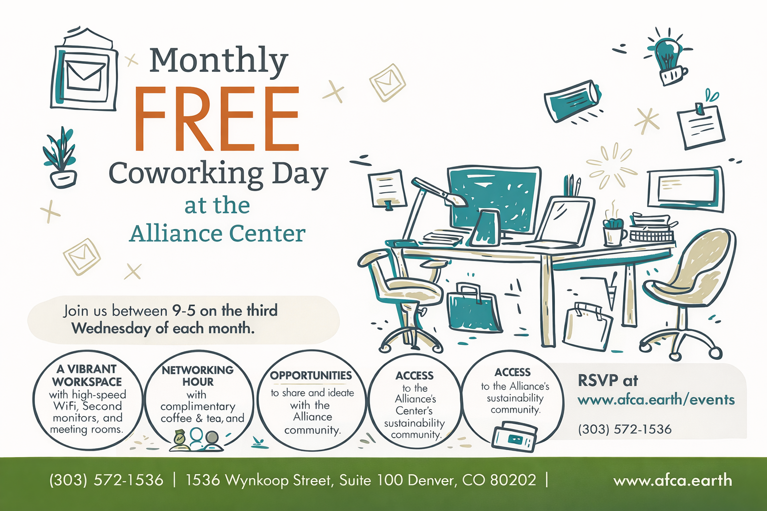 Campaign cover image for April Free Co-Working Day