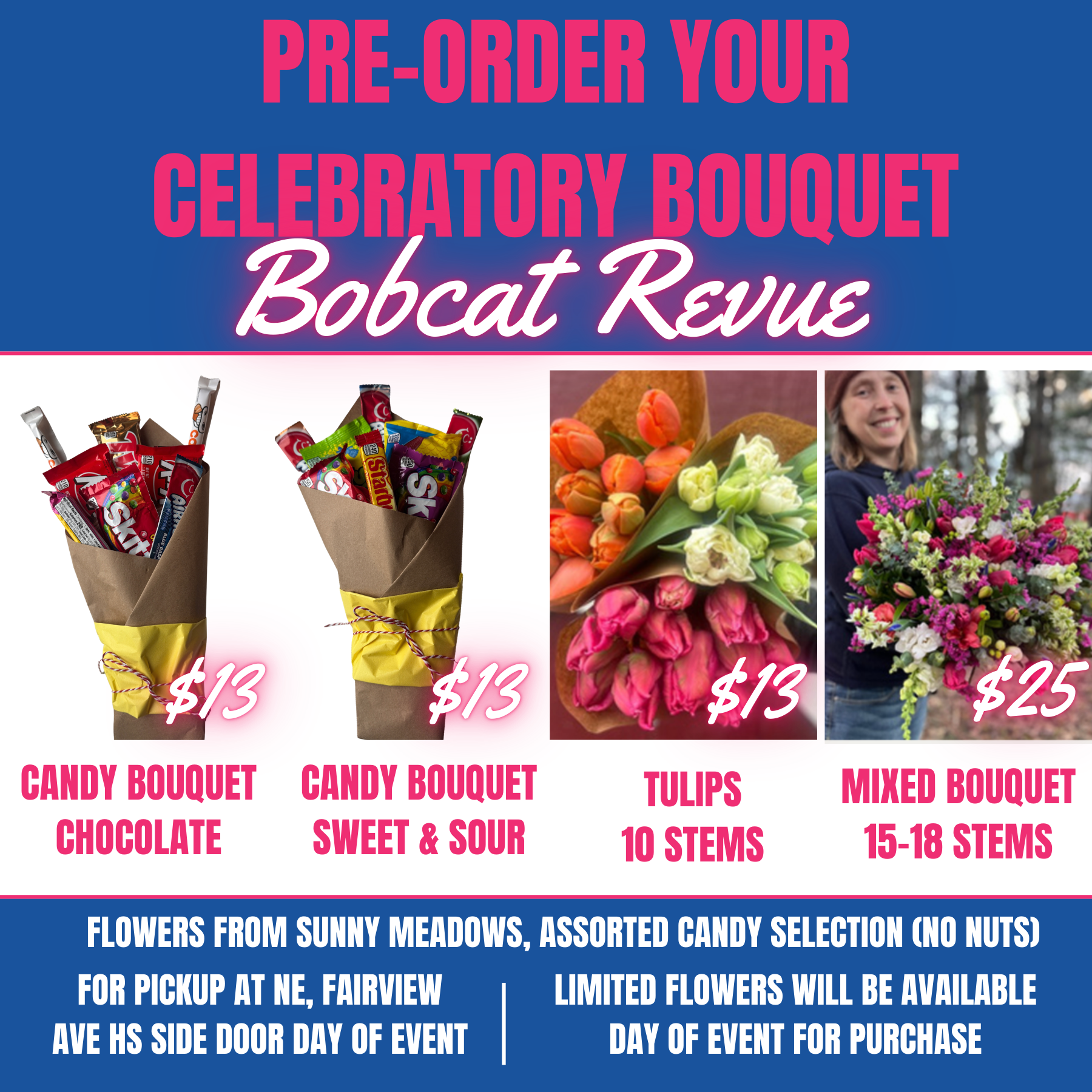 Campaign cover for Bobcat Revue Celebration Bouquets