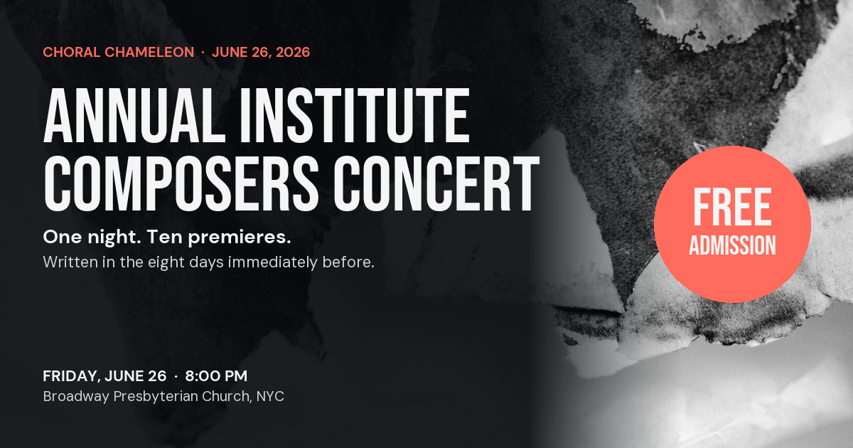 Campaign cover image for Summer Institute 2026 Finale Concert
