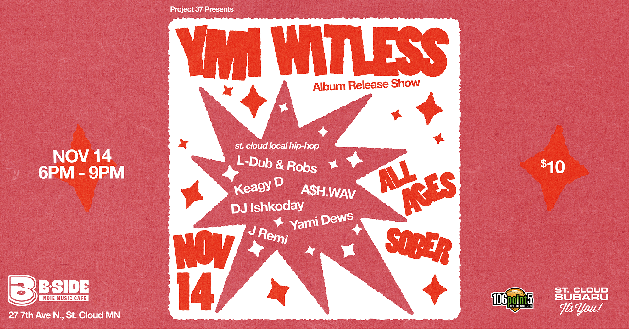 Campaign cover image for YMI WITLESS — Album Release Show