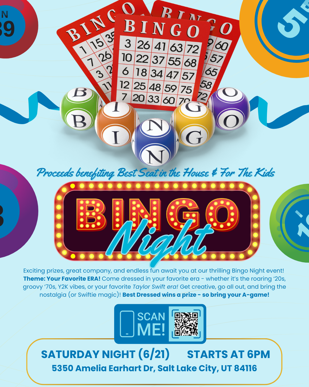 Campaign cover image for 2025 Eras Bingo Night