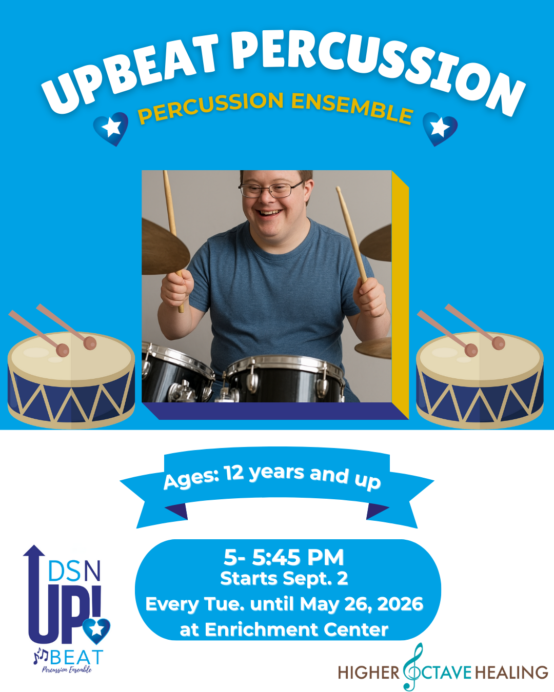 Campaign cover image for UPBeat Percussion Sept-May