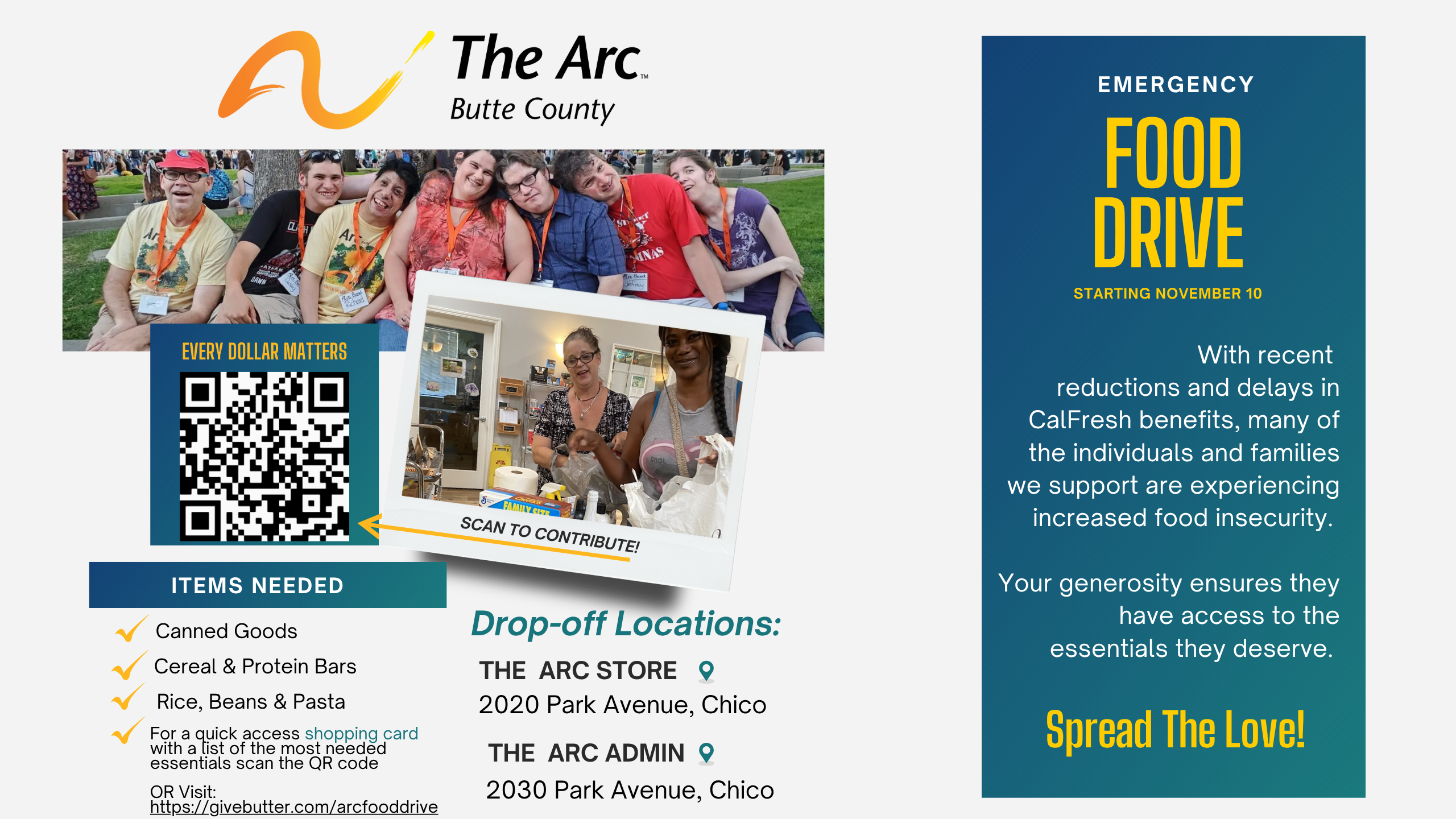 Campaign cover image for Emergency Food Drive