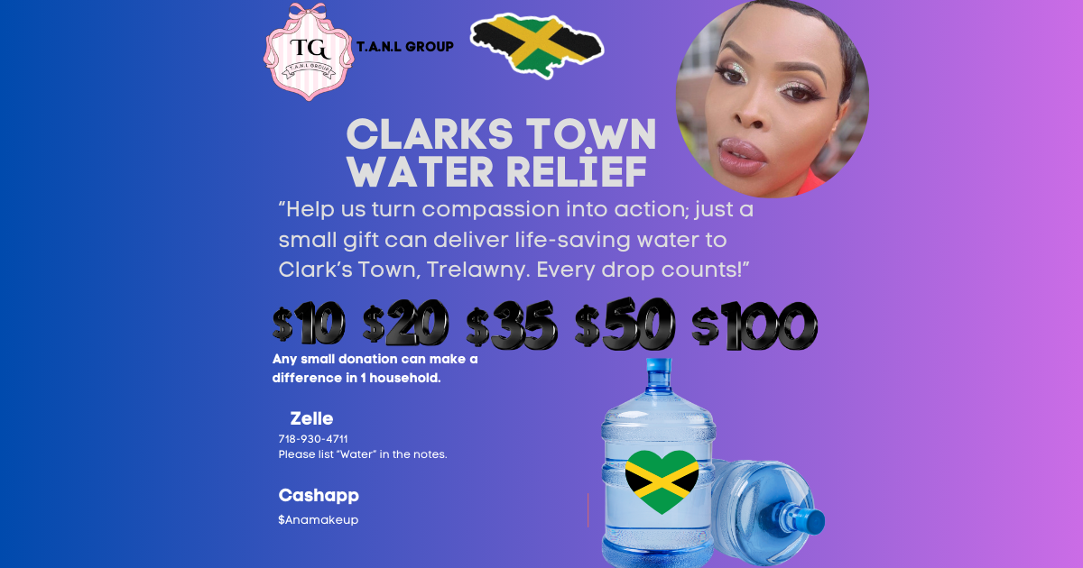 Campaign cover image for "WATER" FOR CLARK'S TOWN TRELAWNY