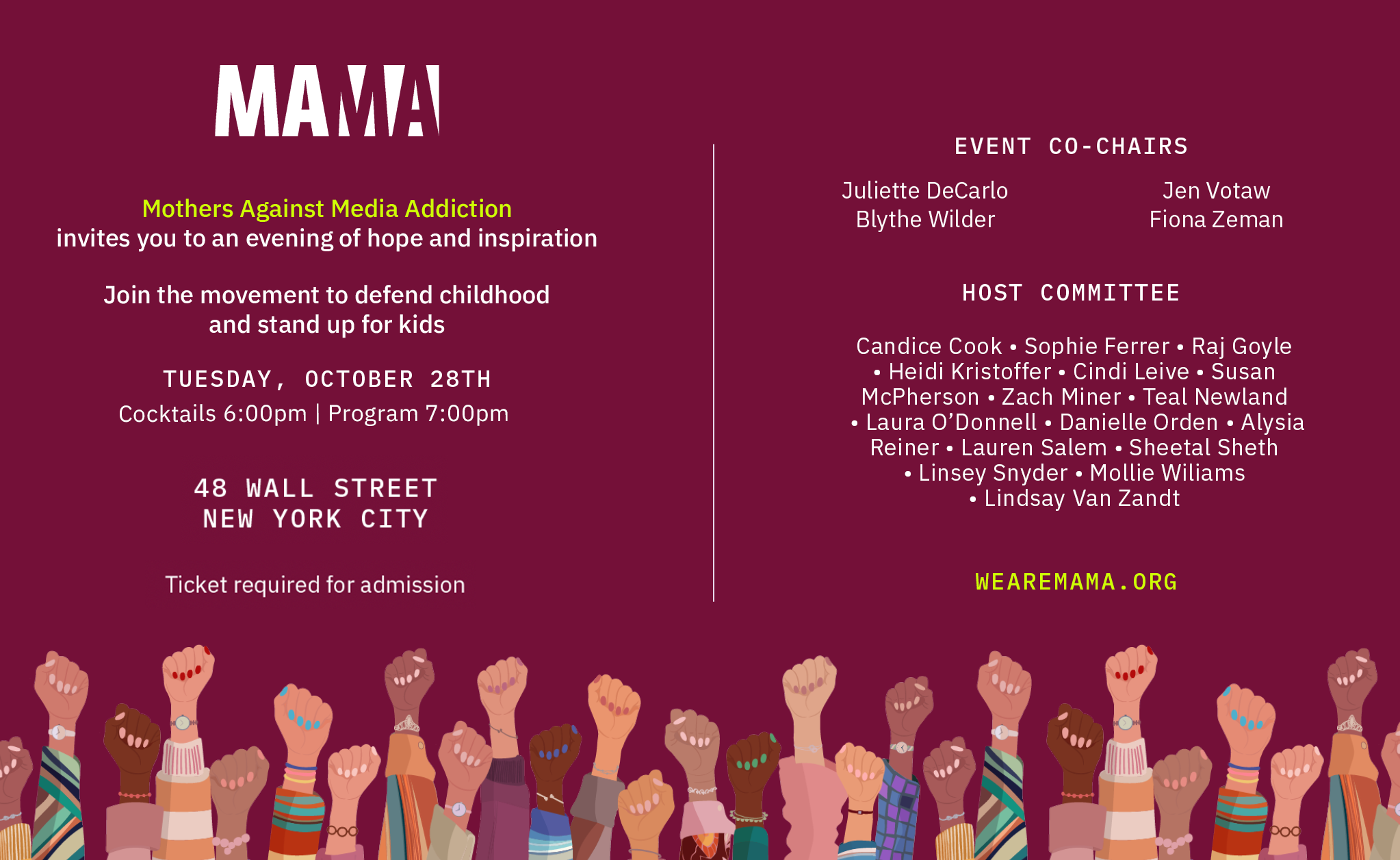 Campaign cover image for MAMA 2025 Fall Benefit