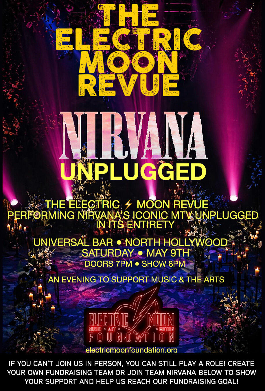 Campaign cover image for Electric Moon Foundation Presents The Electric Moon Revue