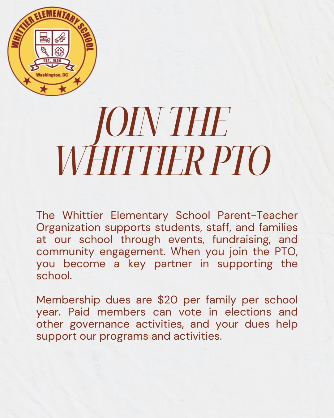 Campaign cover for PTO Membership Dues