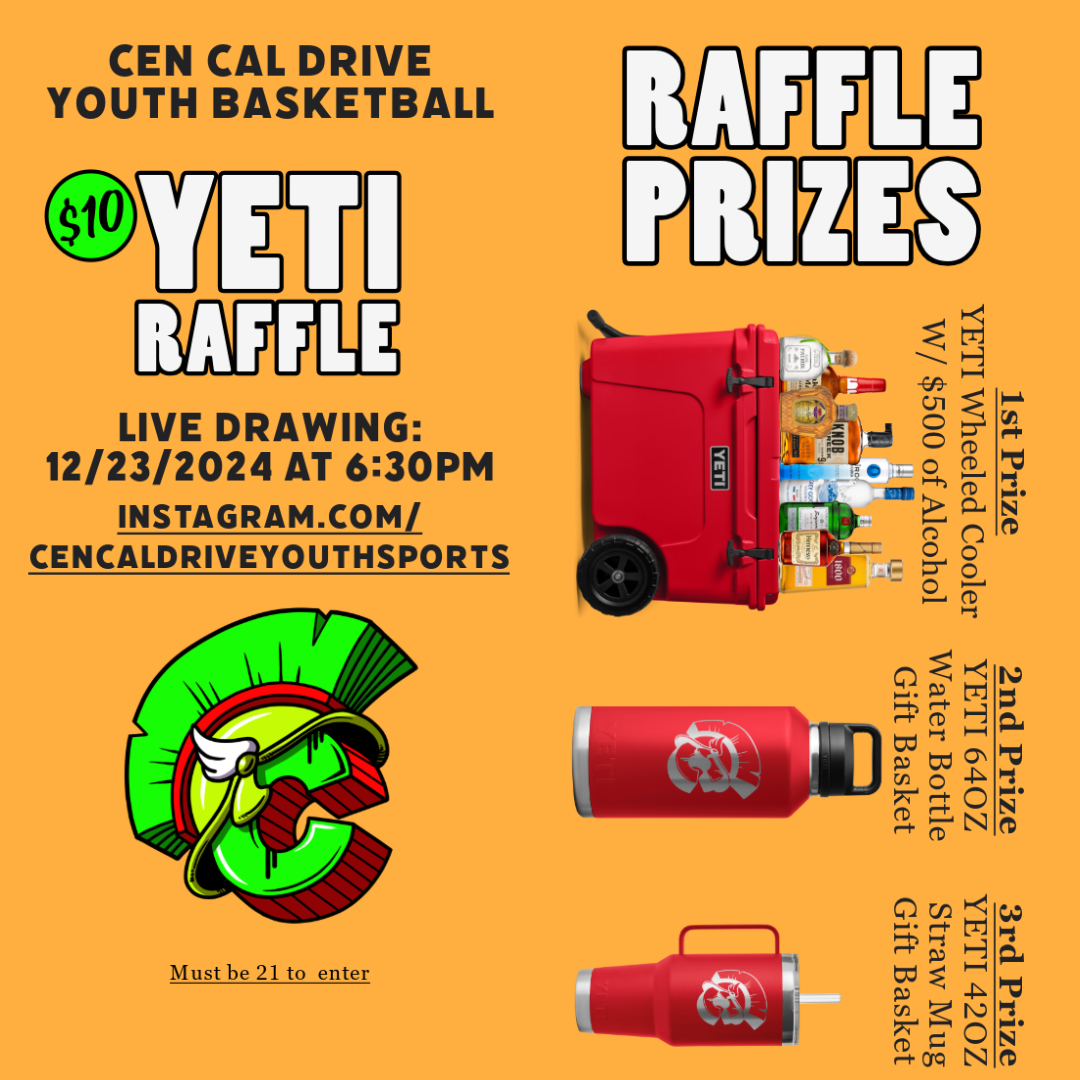 Campaign cover image for Cen Cal Drive Youth Sports YETI Raffle
