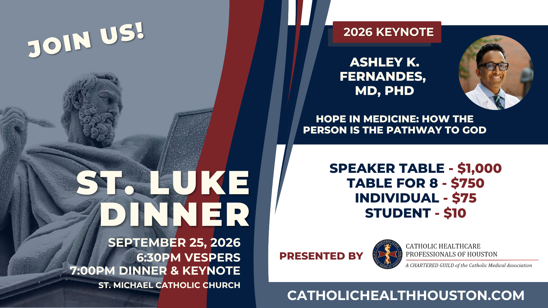 Campaign cover image for 2026 St. Luke Dinner