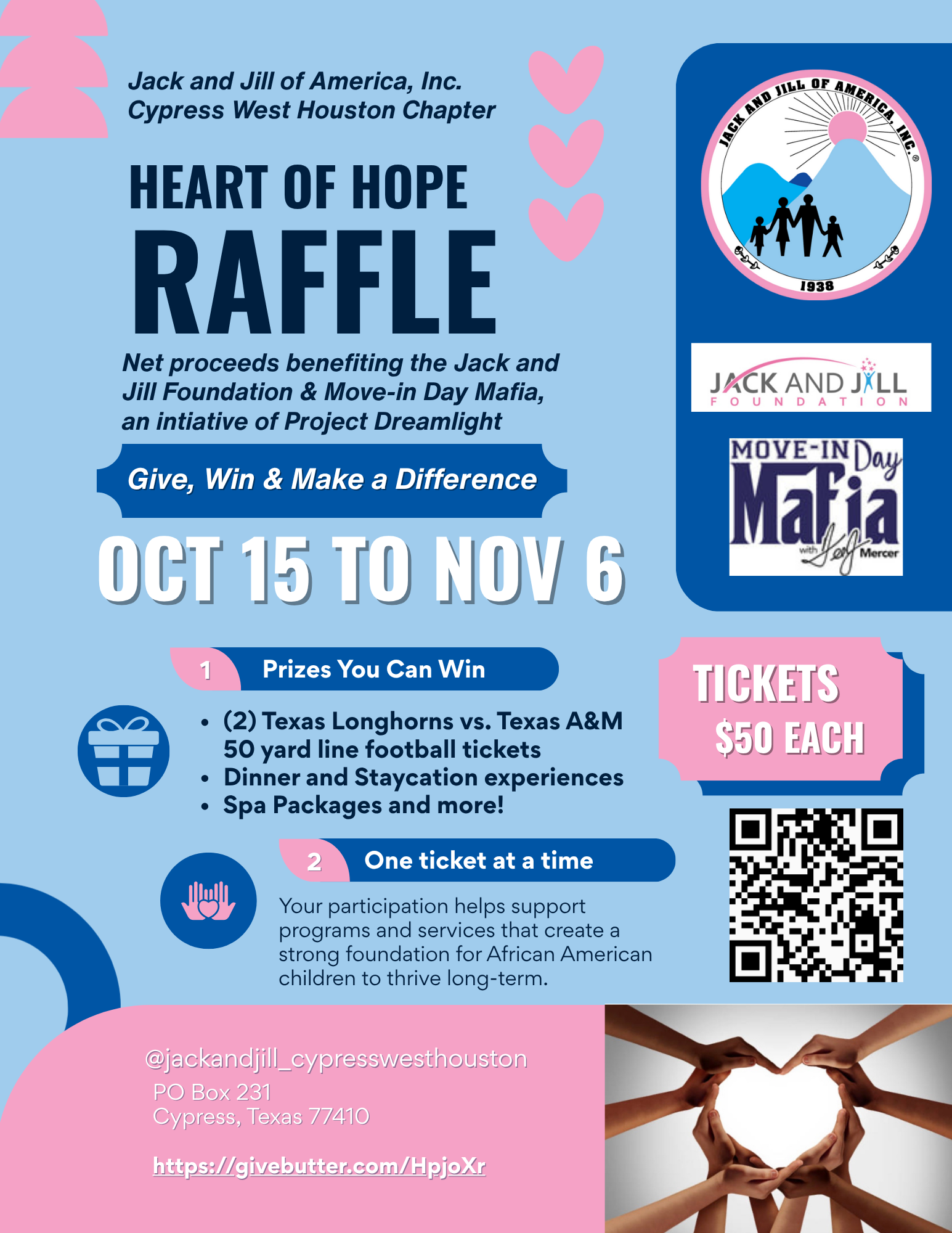 Campaign cover image for Heart of Hope Fall Raffle