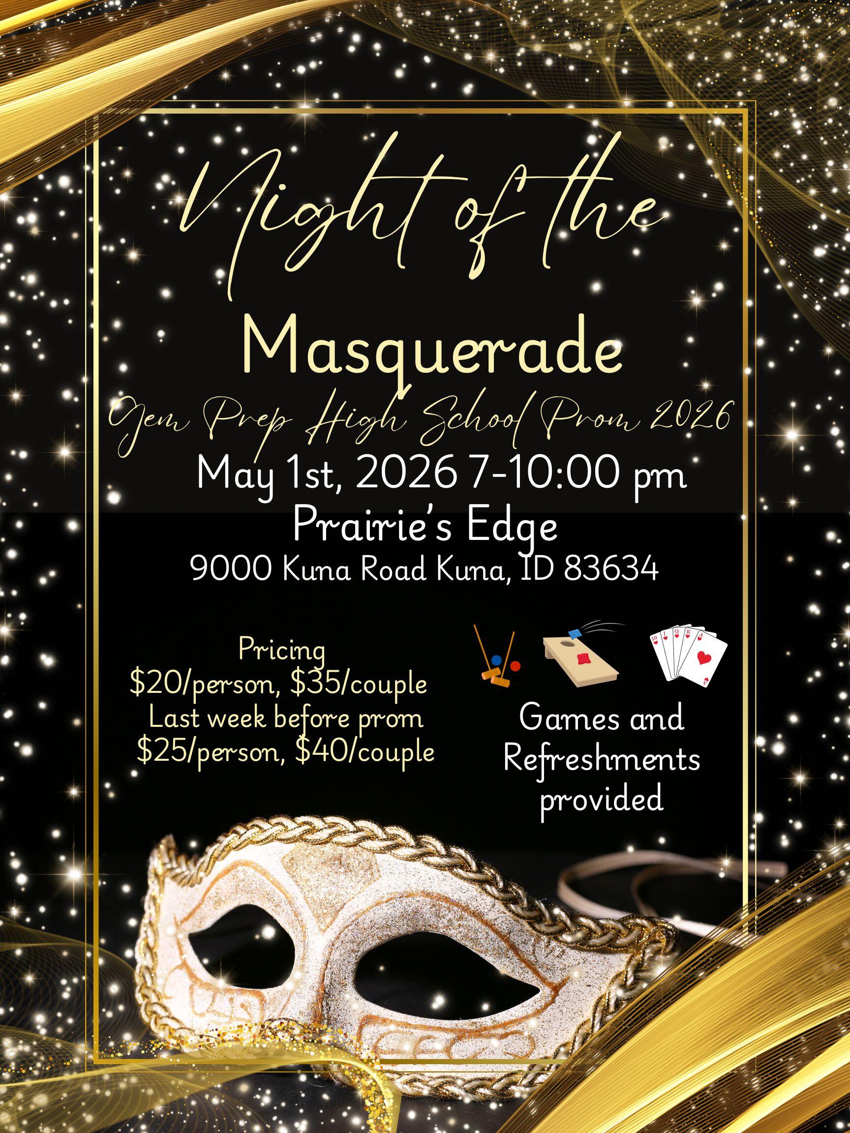 Campaign cover image for Gem Prep Prom 2026