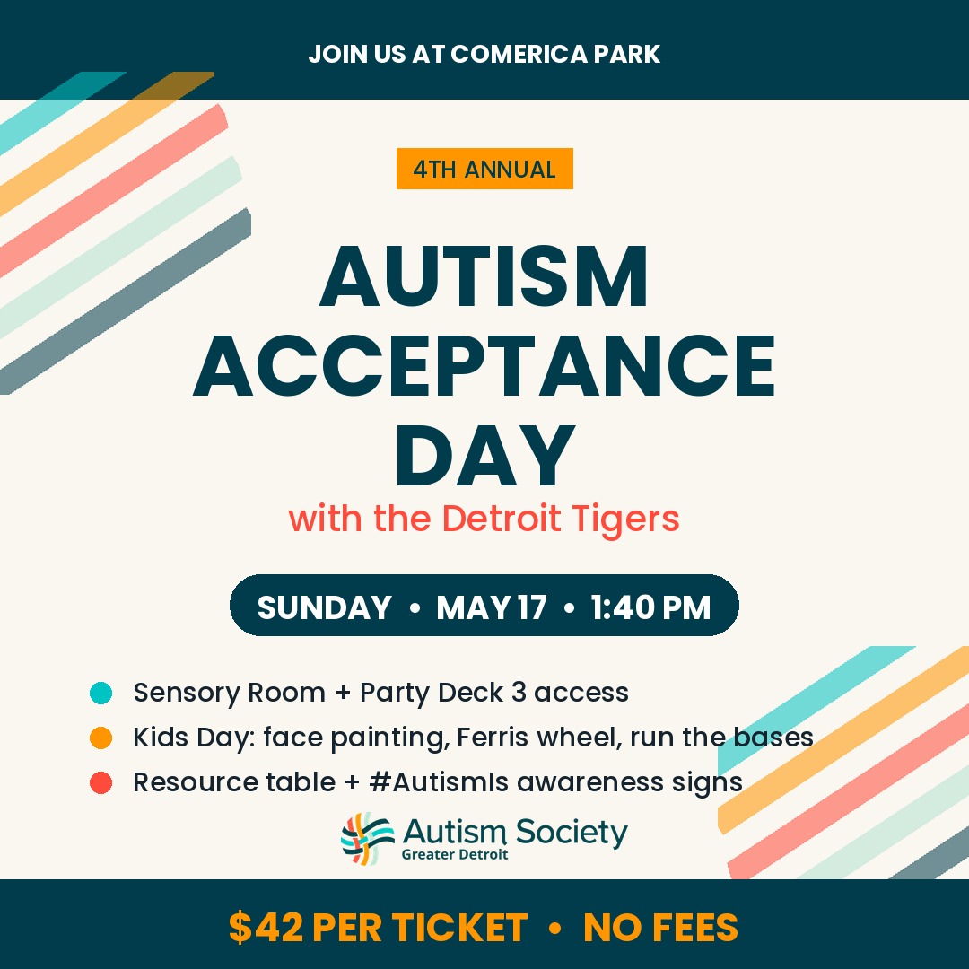 Campaign cover image for 4th Annual Detroit Tigers Autism Acceptance Day