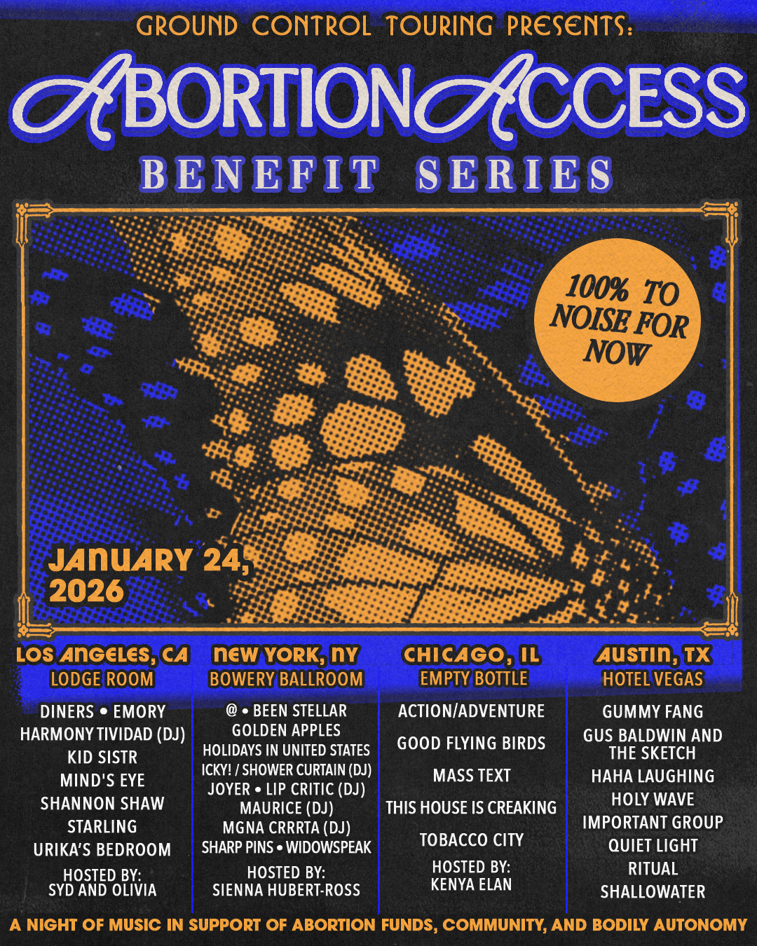 Campaign cover image for GROUND CONTROL TOURING X NOISE FOR NOW