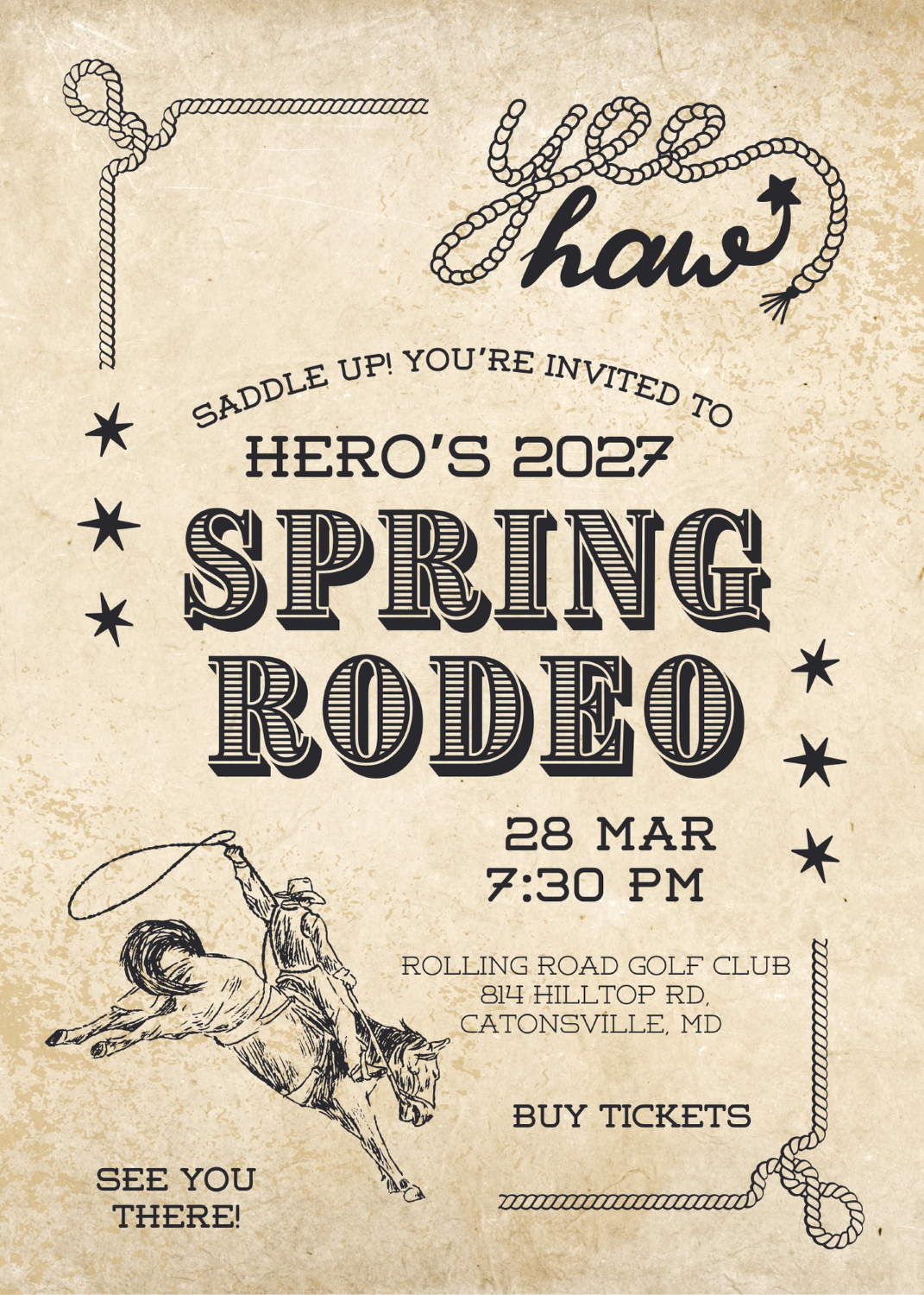 Campaign cover image for Hero's 2027 Spring Rodeo