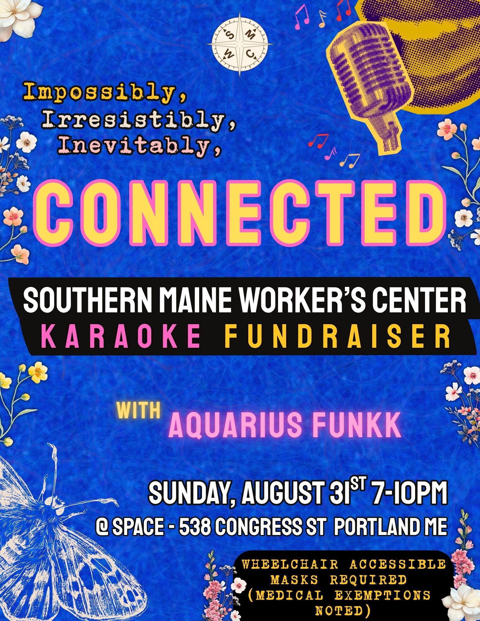 Campaign cover image for 🎶🎤SMWC's Annual Karaoke Fundraiser: Impossibly, Irresistibly, Inevitably Connected🫂❤️‍🔥