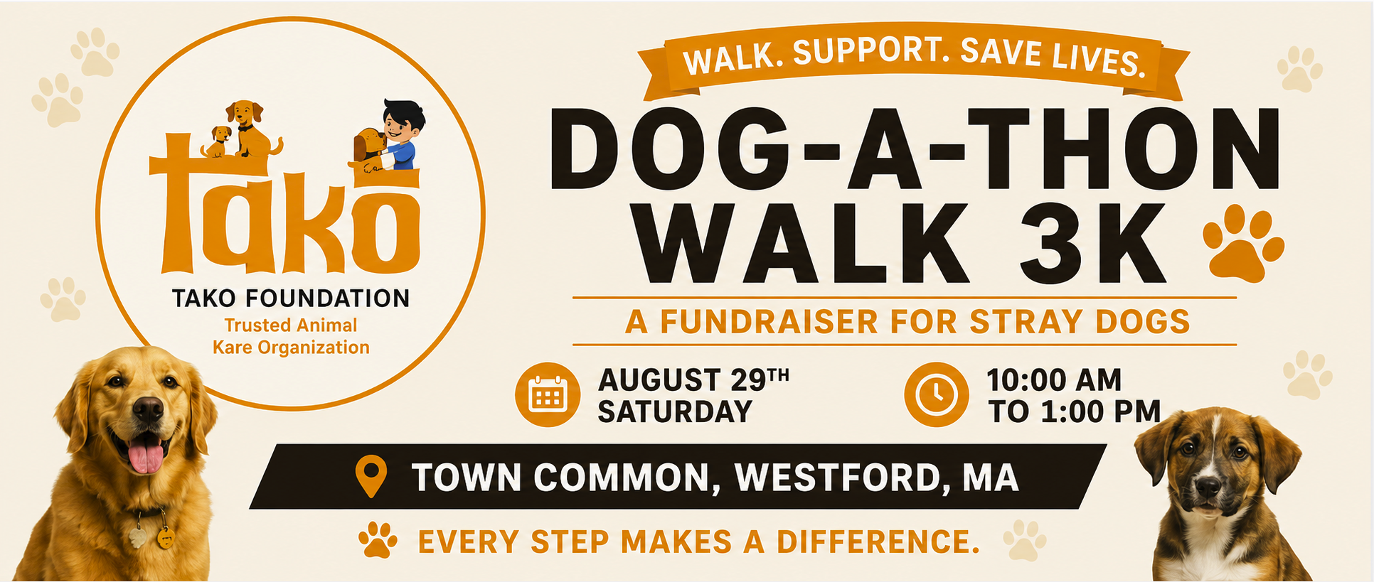 TAKO Foundation Dog-A-Thon 3K