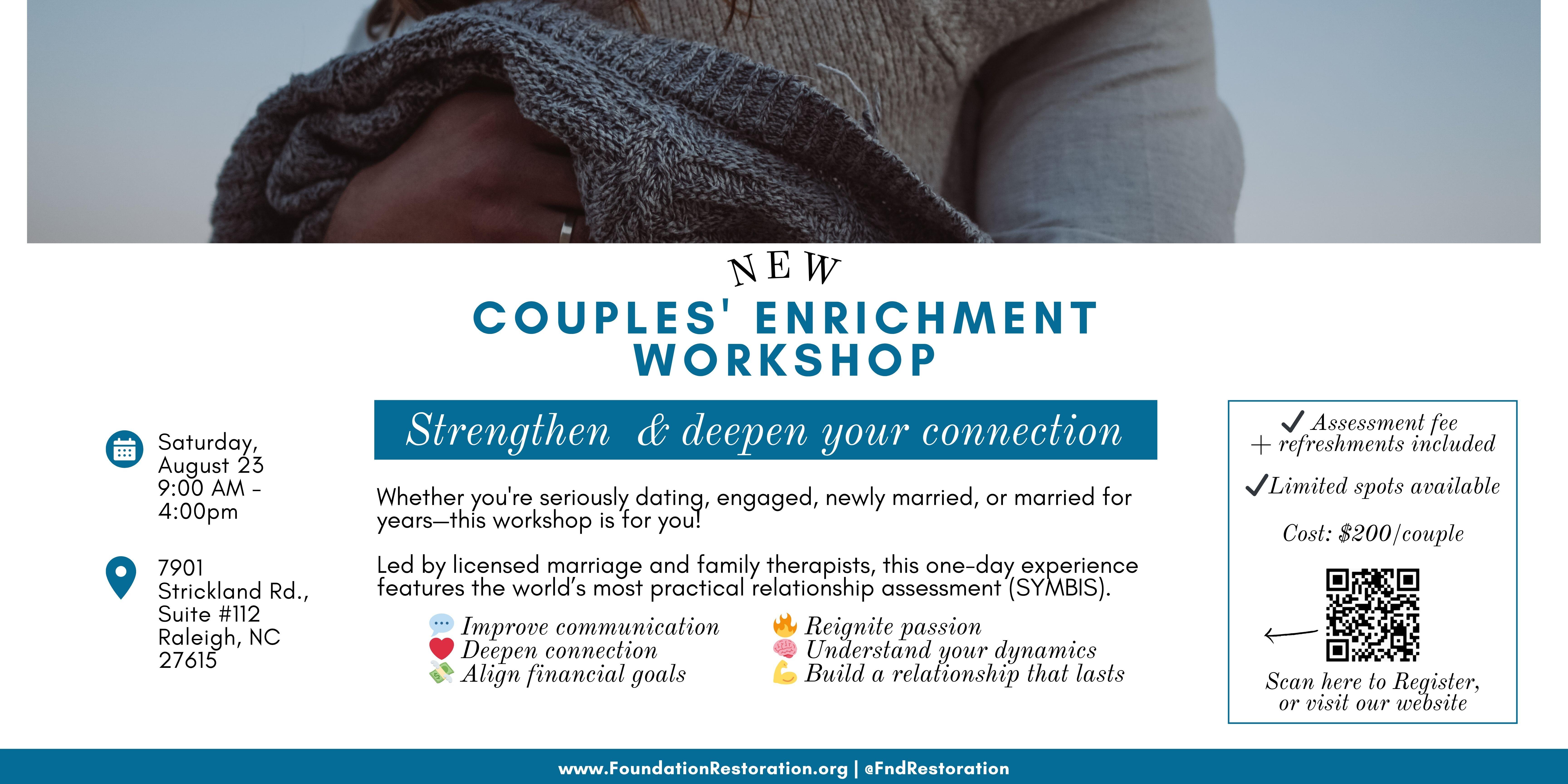 Campaign cover image for Couples' Enrichment Workshop with SYMBIS Assessment
